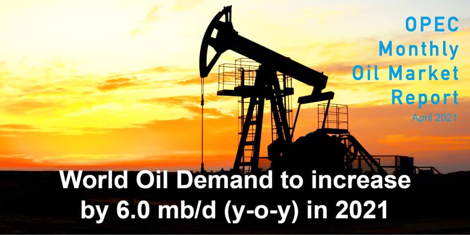 OPEC - In 2021, world oil demand growth is expected to...