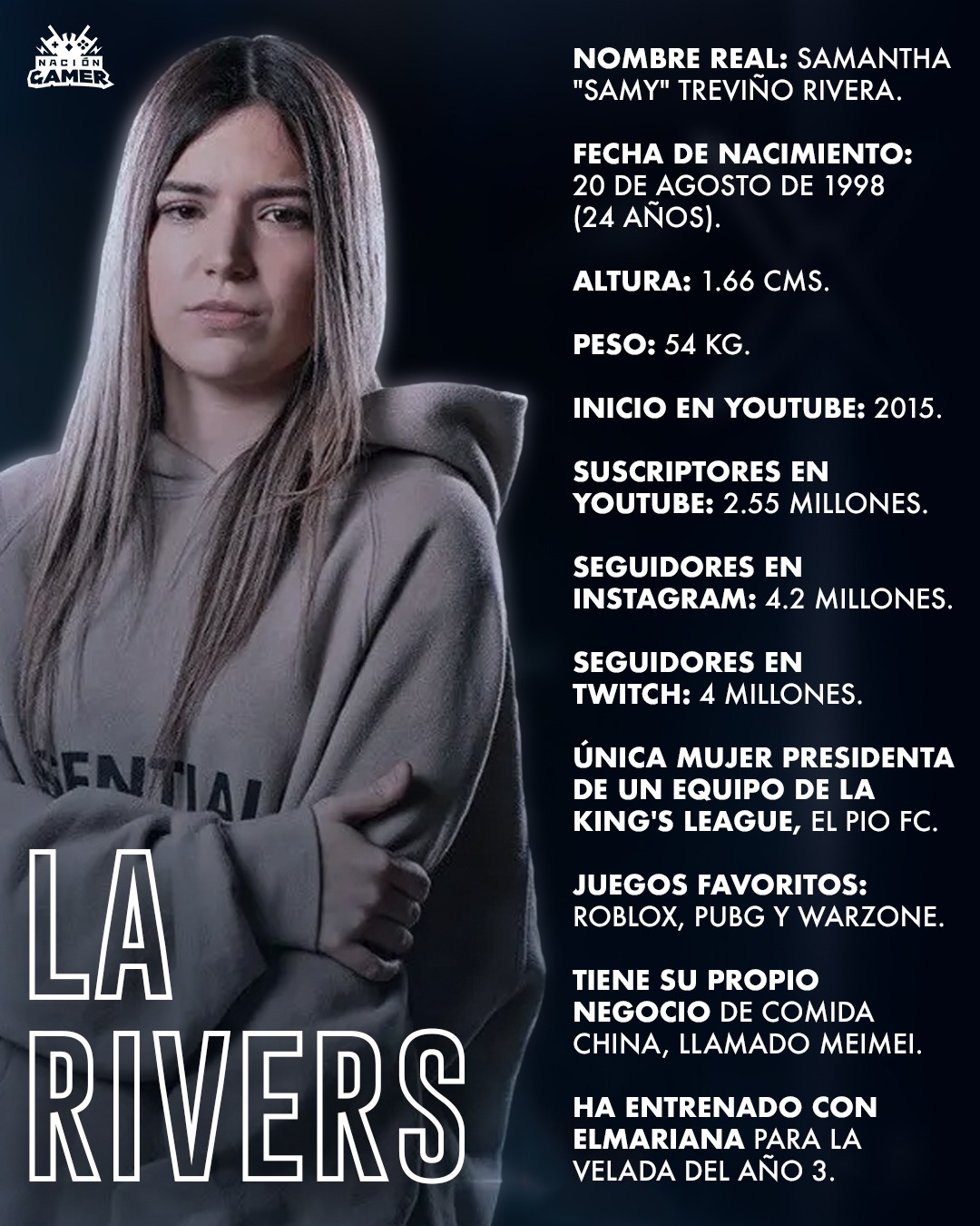 Nación Gamer - ¿Quién es La Rivers mexicana? Ésta será... | Facebook