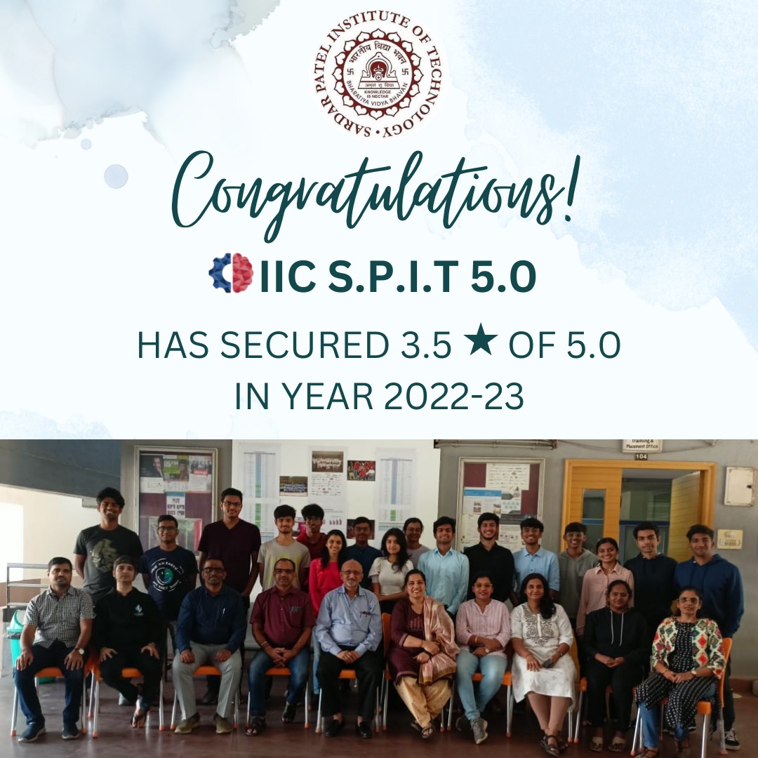 Congratulations to... - Sardar Patel Insititute Of Technology | Facebook