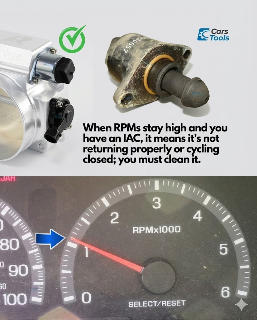 Cars - ⚡🚗 High Idle RPM with IAC? It Might Be Stuck! 🔧💨 If your engine ...