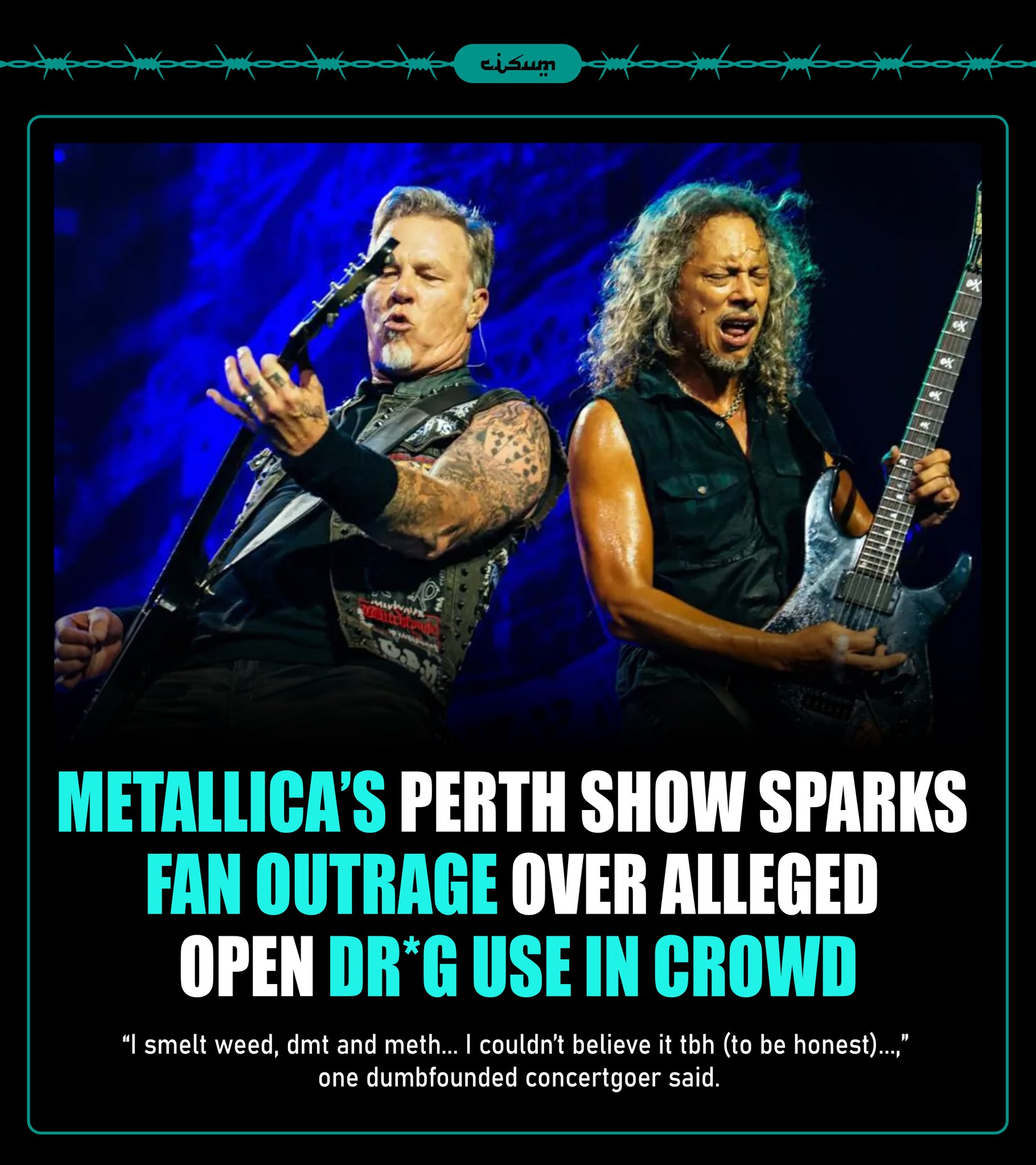 Cisum - Metallica: Perth concertgoers slam ‘disgusting... | Facebook