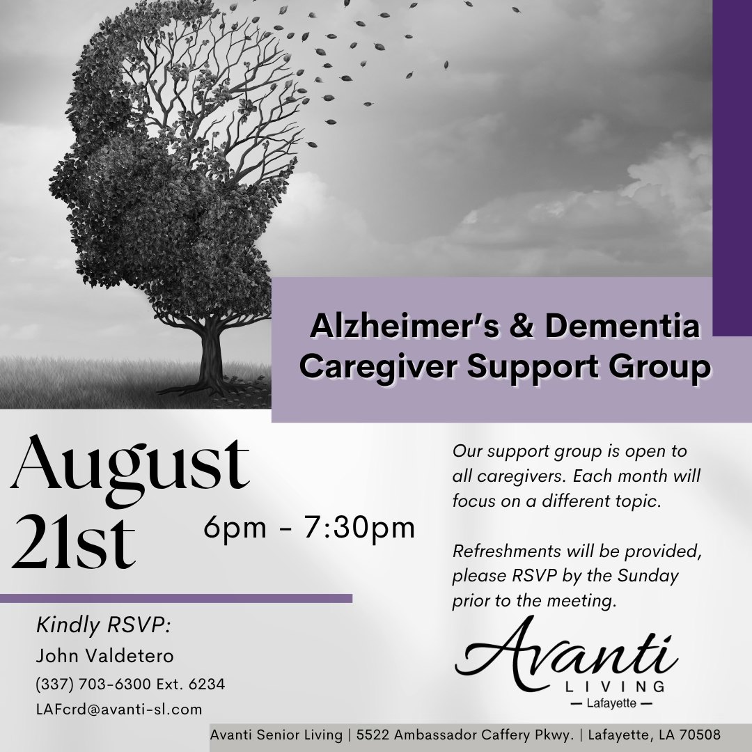 Alzheimer’s & Dementia Caregiver Support Group