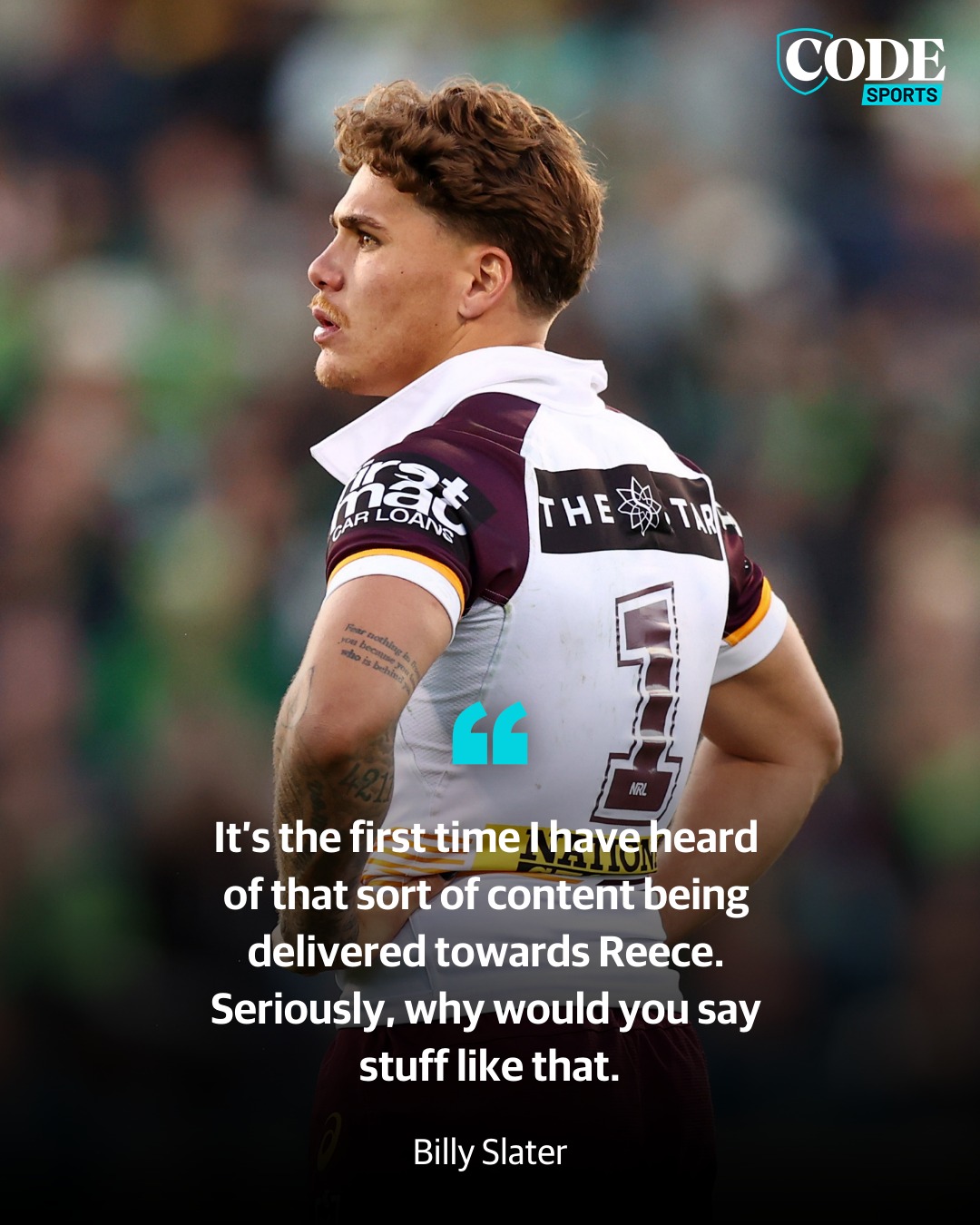 CODE - Reece Walsh could be in hot water an unsavoury incident with ...