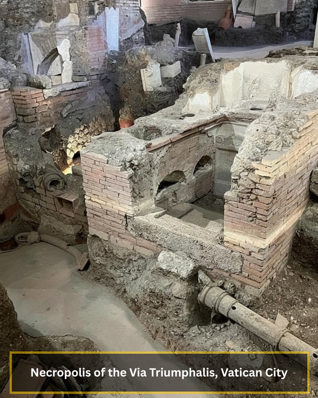 The Time - Necropolis of the Via Triumphalis, Vatican City The ...