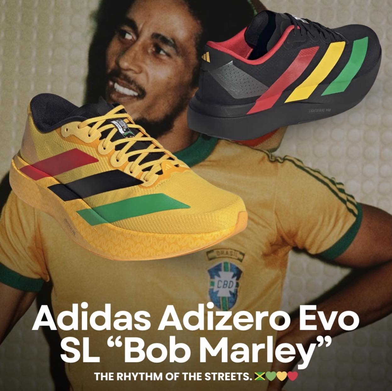 ONE LOVE, ONE RUN.. ☘️ YOU KNOW THE VIBE ?? ADIZERO EVO SL 