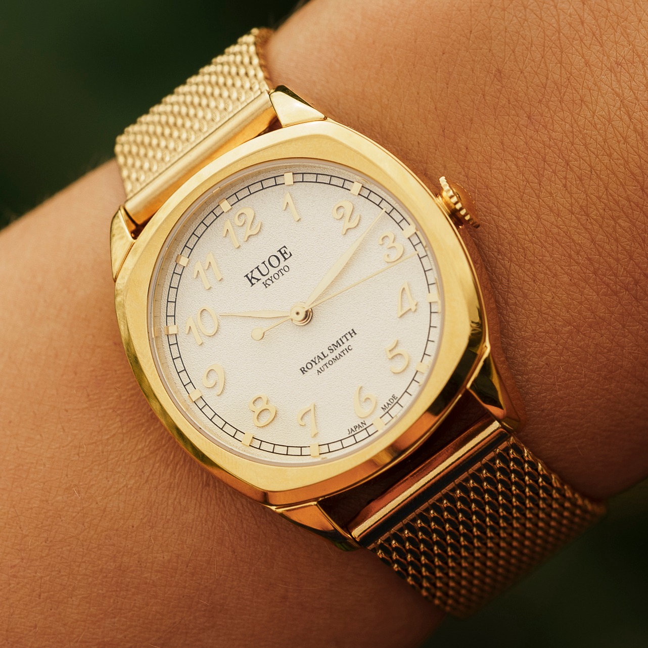 Unisex Automatic Watch, 34 mm ROYAL SMITH 90-008 Gold with