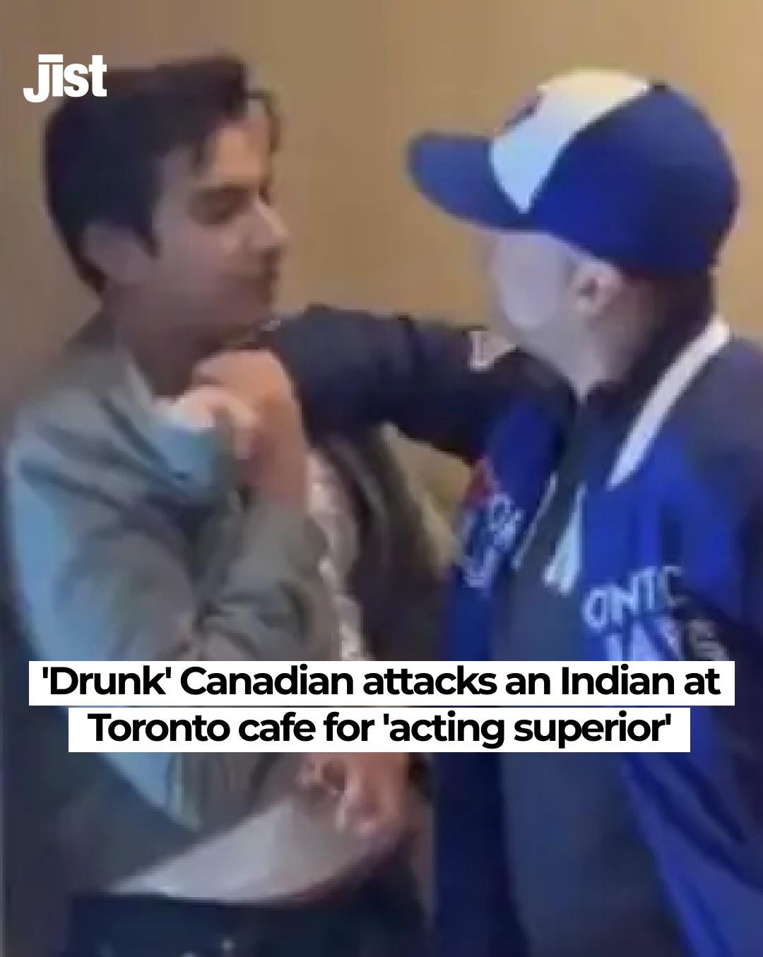 Jist - A viral video from a Toronto eatery shows a man assaulting an ...