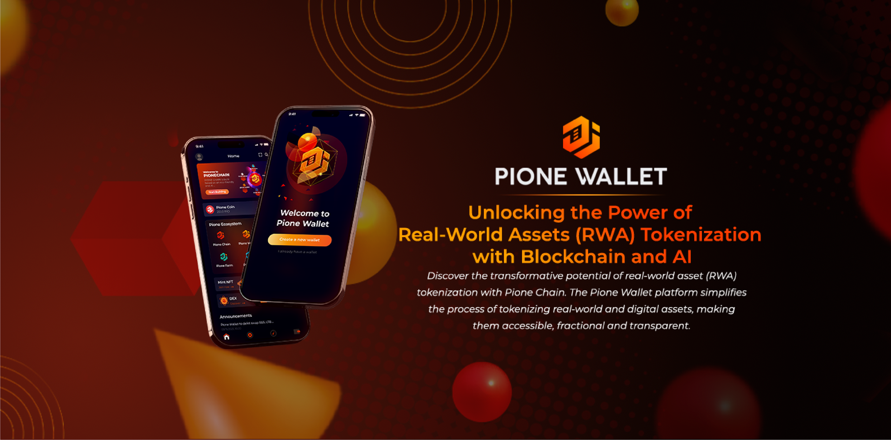 Pione chain - Real-World Asset RWA tokenization