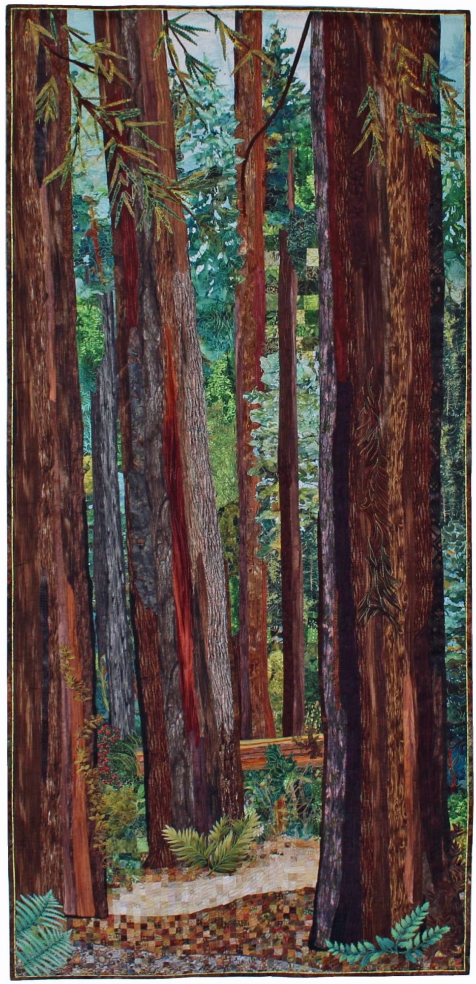 The Quilt - Glimpse Into the Forest by Pat Durbin won First Place ...
