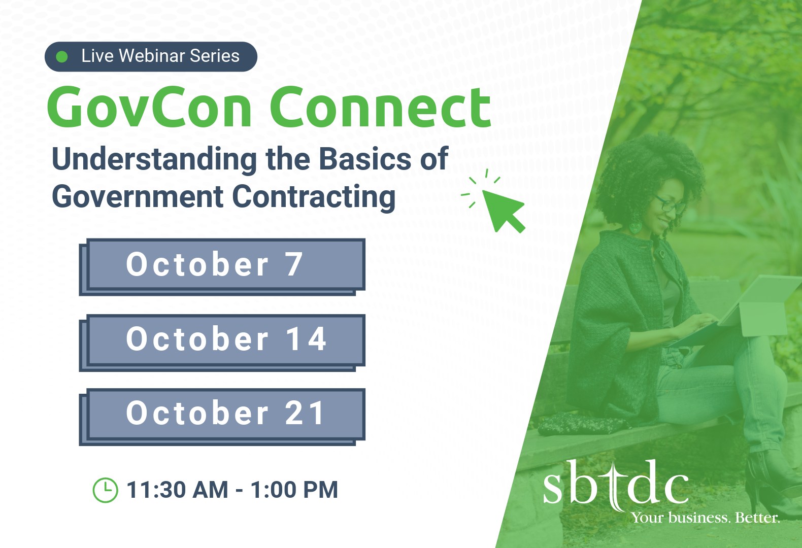SBTDC - ⭐ GovCon Connect continues with a Fall Series!... | Facebook