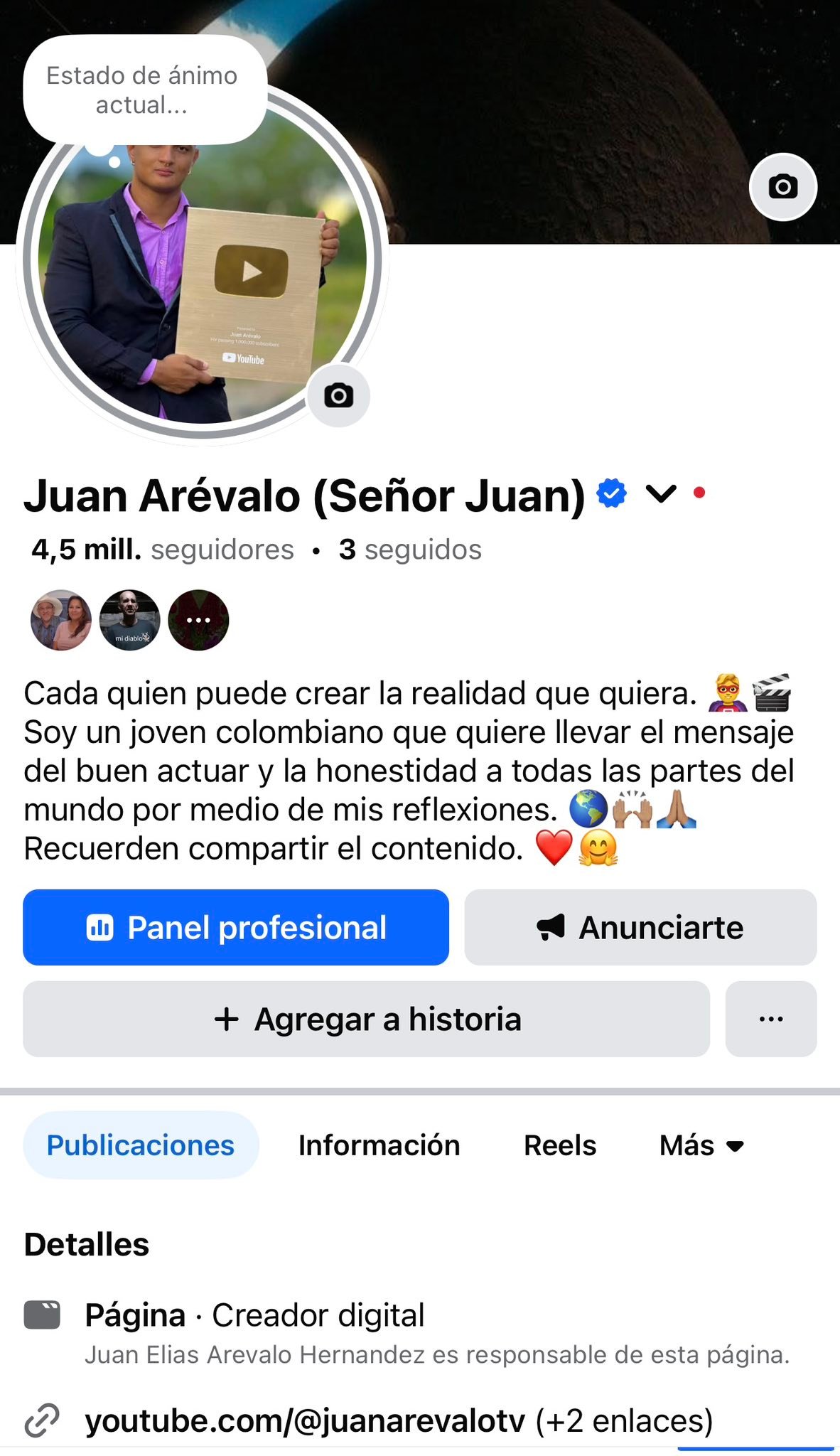 Juan Arévalo - Ya somos 4.5 millones de seguidores en... | Facebook