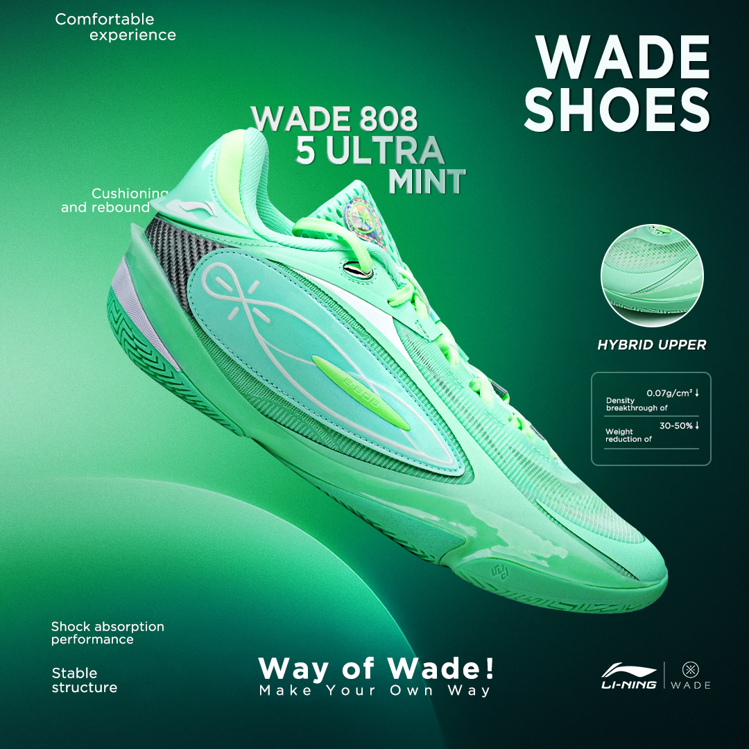 New Wade 808 5 Ultra series in Mint and Miami Night