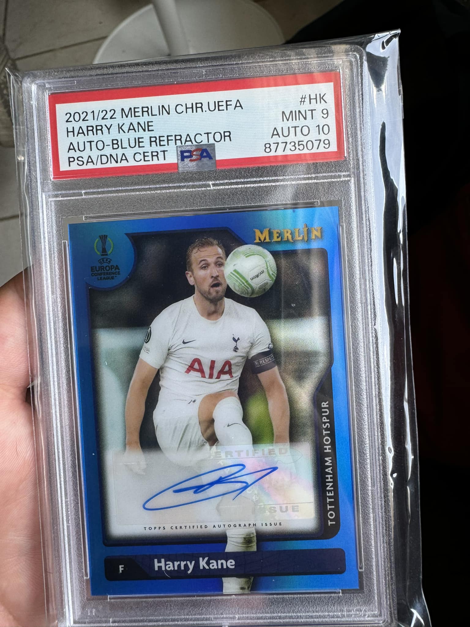 First PSA auto card of favourite player for Euro Cup 2024