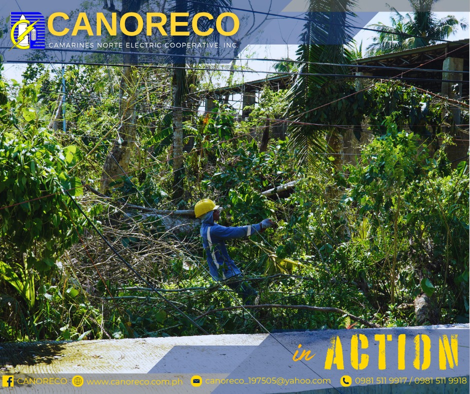 CANORECO - ATM | CANORECO in Action Power service restoration efforts ...