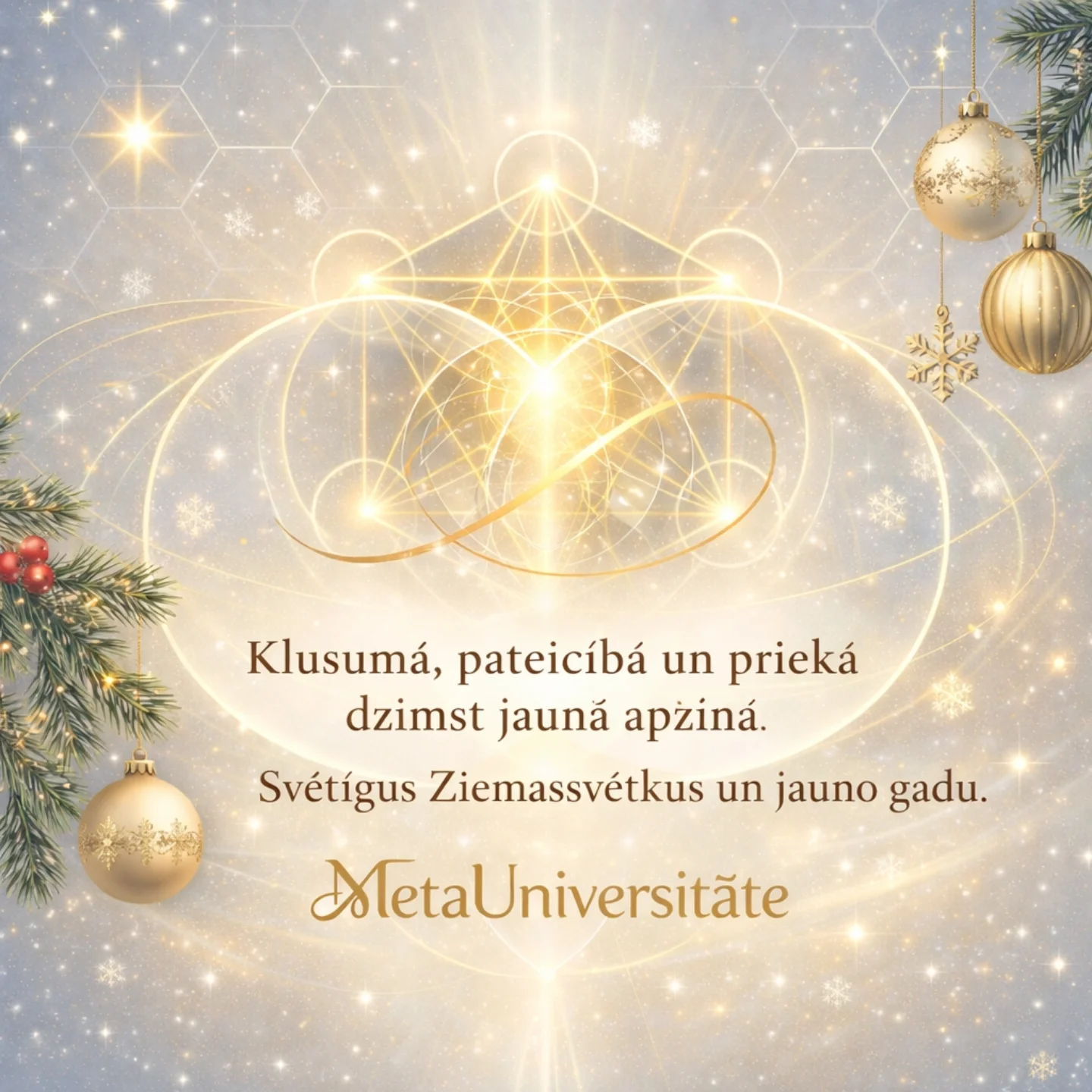 🤍 Klusumā dzimst patiesība. 🙏 Pateicībā... - MetaUniversitāte | Facebook
