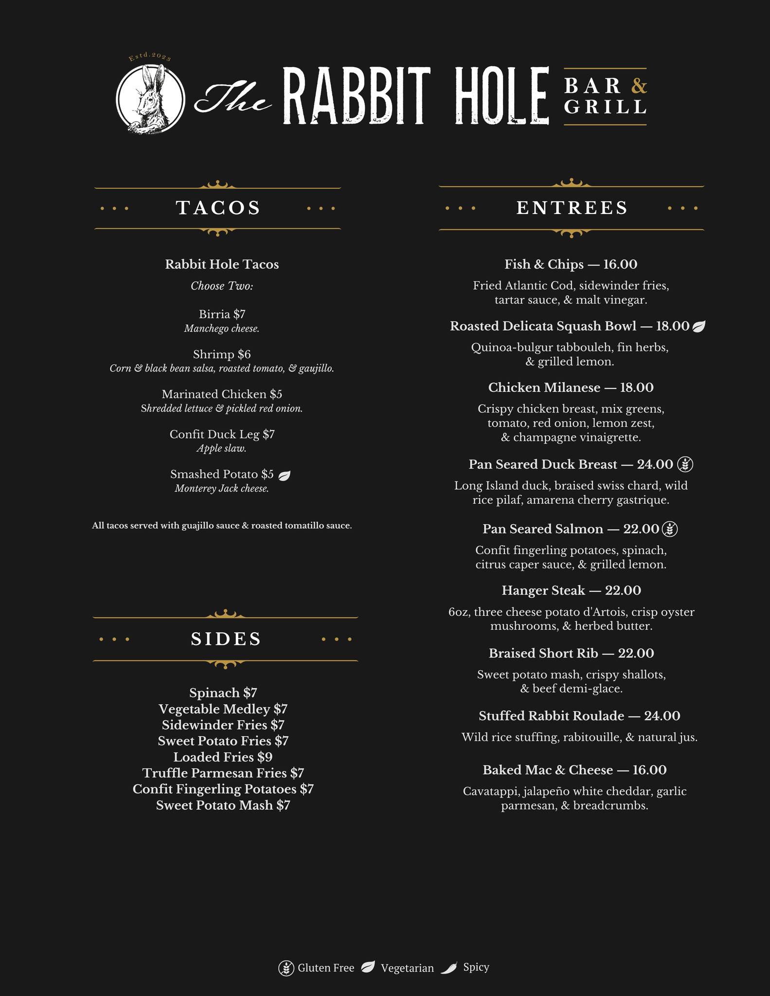 Here's a first look at our... - The Rabbit Hole Bar & Grill