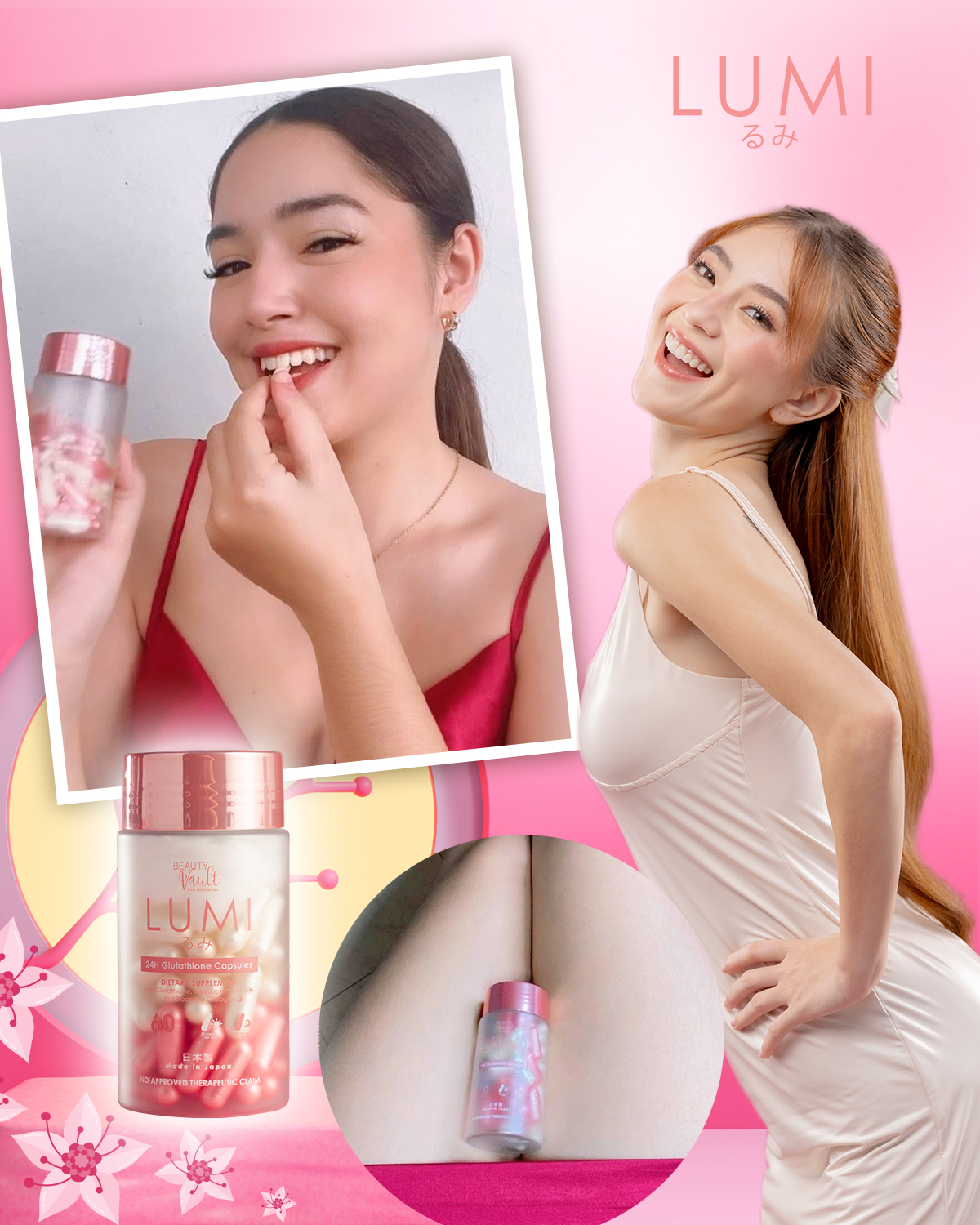 lumi drops glutathione review With Capsules, glowing skin is always in! After taking Lumi, mas maputi, mas fresh, at mas healthy-looking ang skin. It's the kind of glow that makes you feel confident and Eye cream for radiance Pack Size:2 Bottles Beauty Vault LUMI 24H Buy PE-22-28 Injectable Peptides