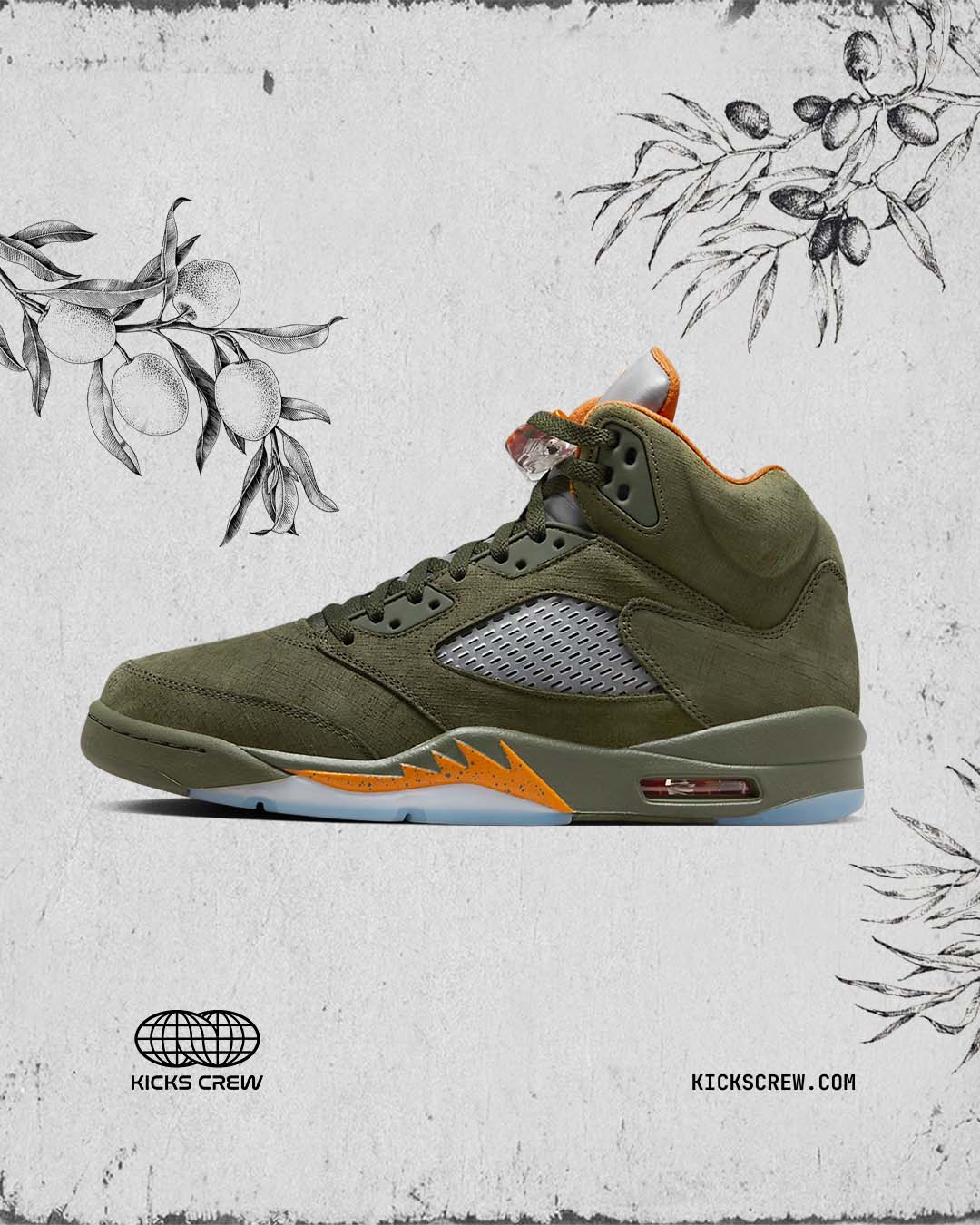 Originally released in 2006, the Air Jordan 5 'Olive' is back