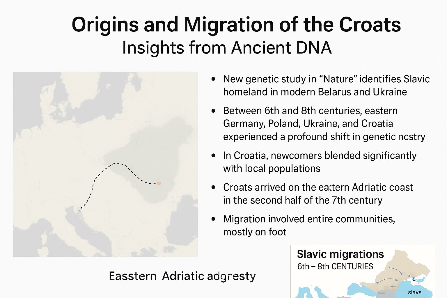 Slavic - The Croats settled in the second half of the 7th century, and ...