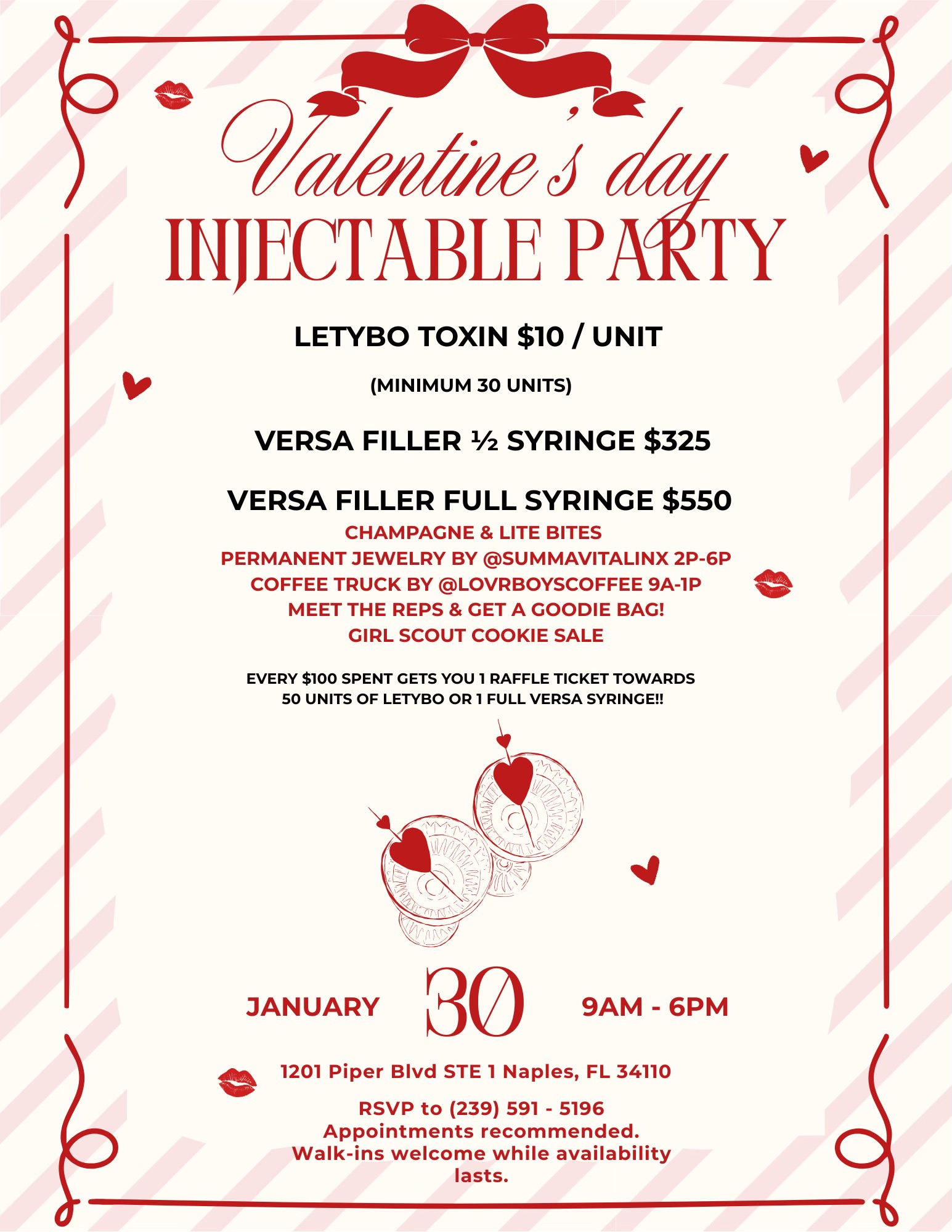 💘 Tribe Med Spa’s Valentine’s Day Injectable Party 💉