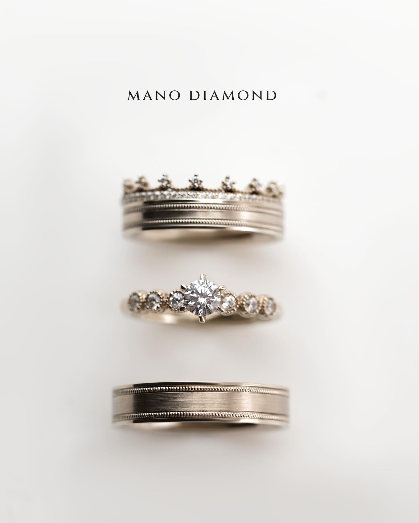 심플파 다 모이세요! 볼라인에 입체감 있는 텍스쳐 배열로... - 마노 다이아몬드 - MANO Diamond