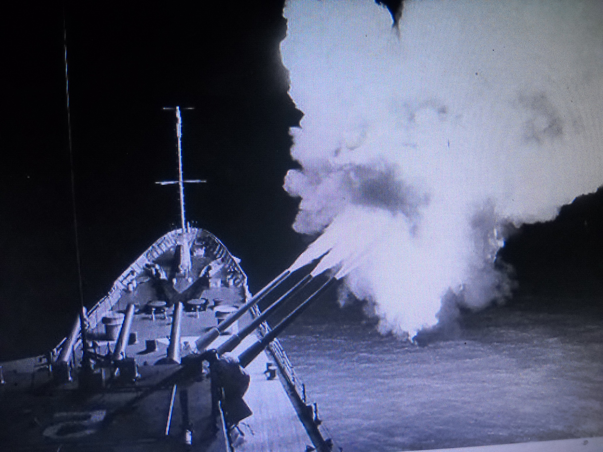During the mid-1950s the Terrier missile (developed during the 