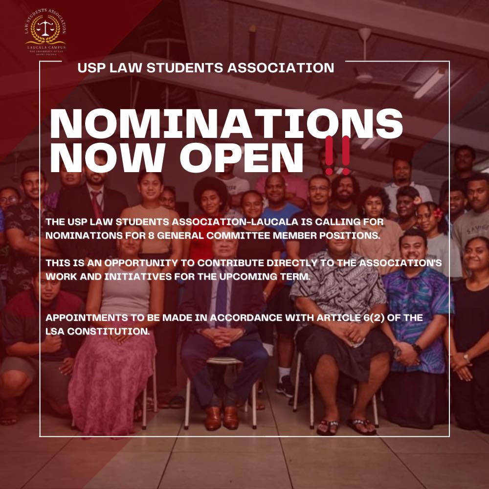 📢 NOMINATIONS ARE NOW OPEN!... - USP Law Students Association | Facebook