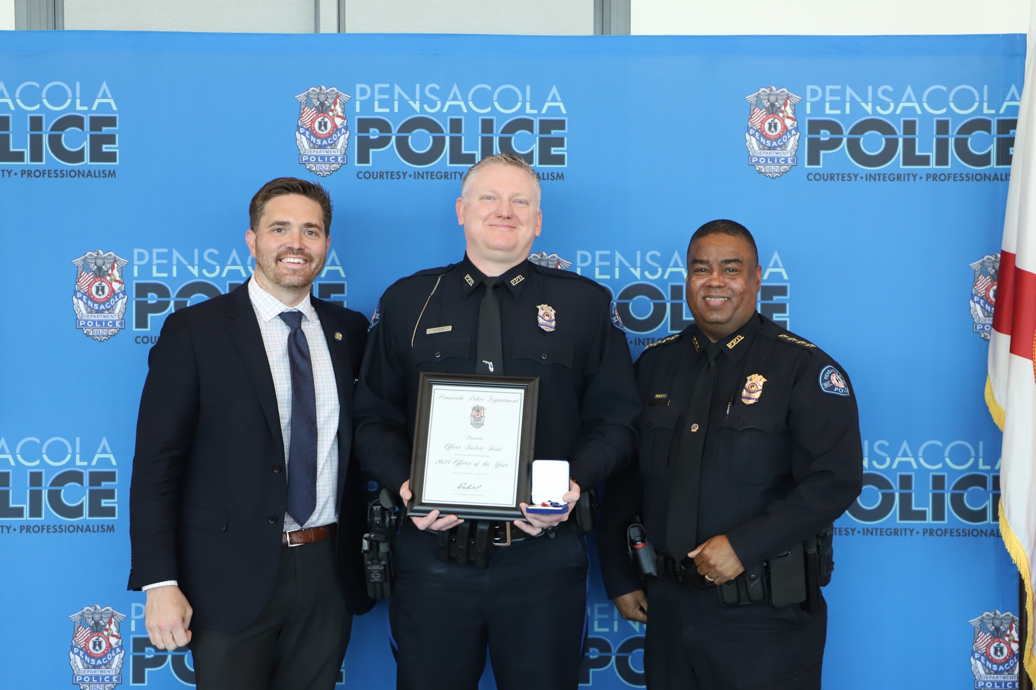 Pensacola - Pensacola Police 2023 Officer of the Year, Officer Robert ...