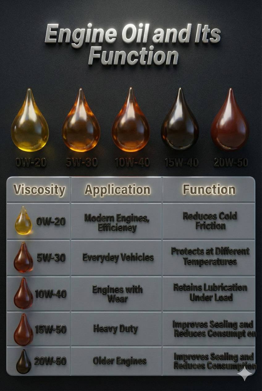 Cars - 🚗 Engine Oil Viscosity — What Each Grade Is Really For! 🛢️🔥 ...