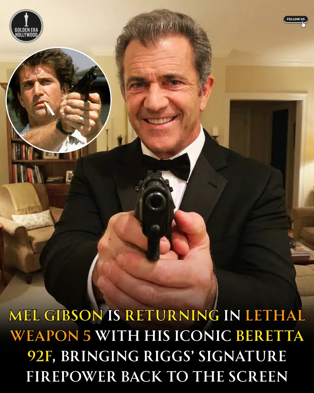 Mel Gibson’s return as Martin Riggs... - Golden Era Hollywood | Facebook