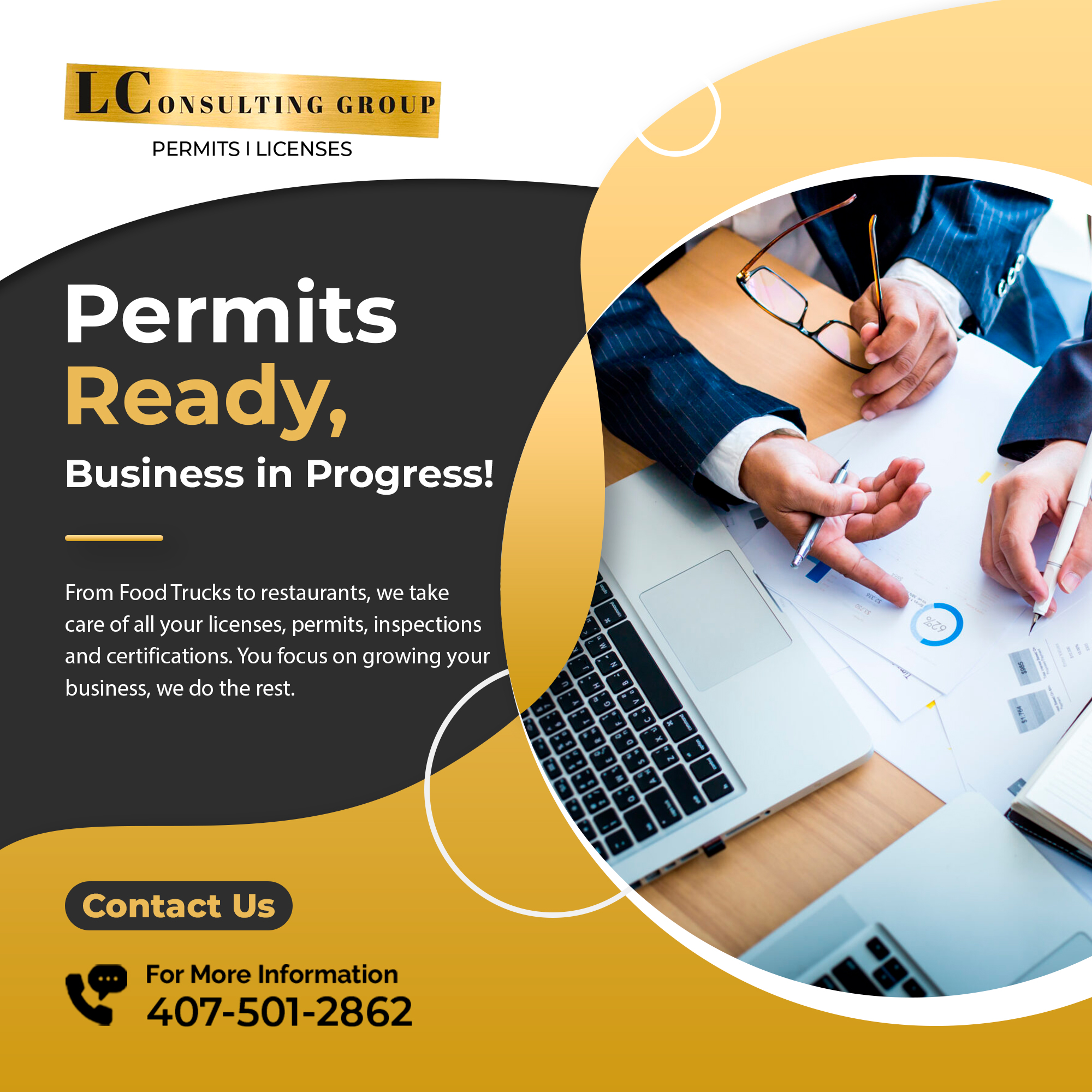 LCConsulting - 📋 PERMITS READY, BUSINESS IN PROGRESS! 📋 . 🚚 From food ...