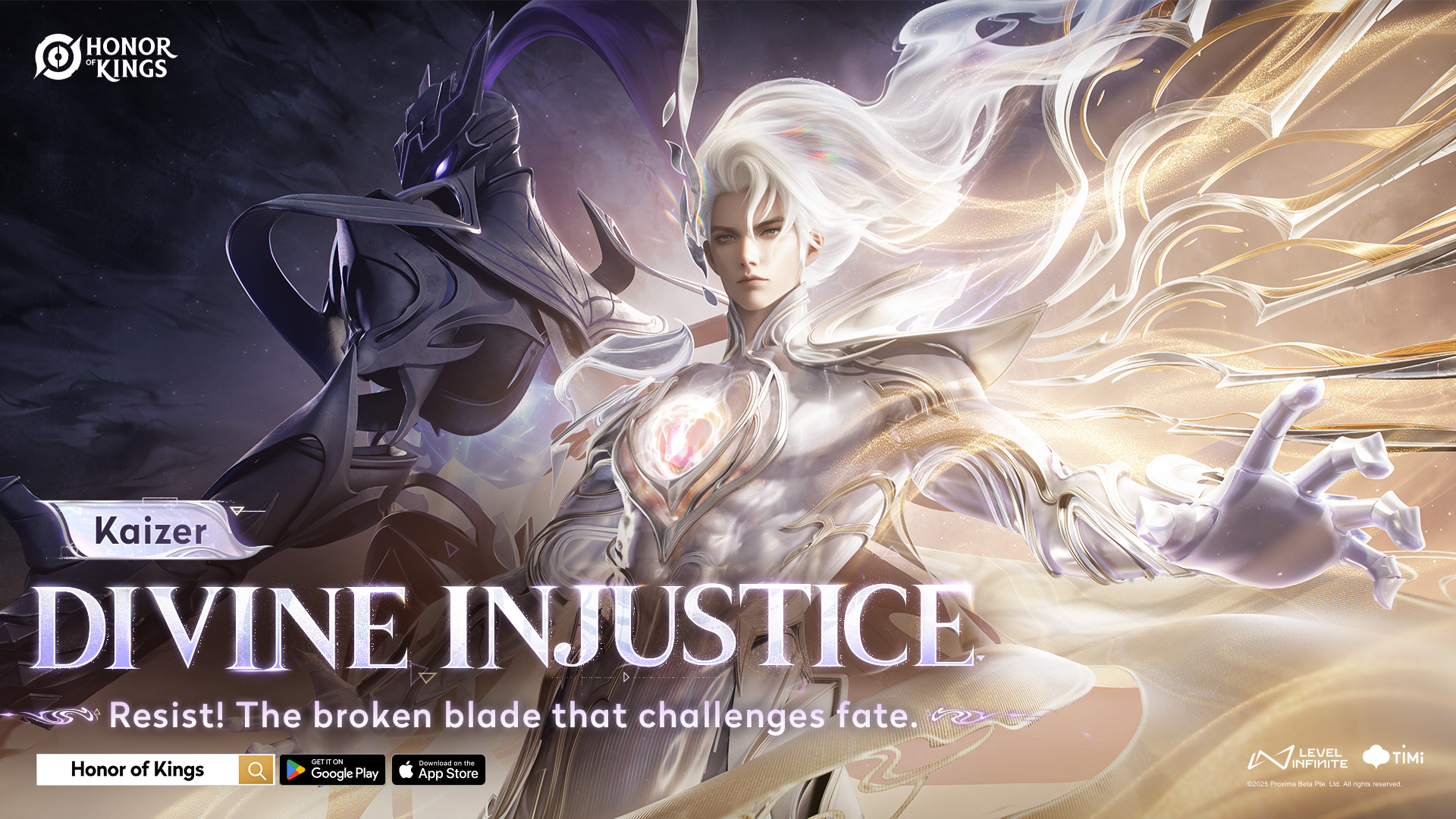 Honor of Kings - ⚡ Divine Injustice Kaizer is now live! 🎁... | Facebook