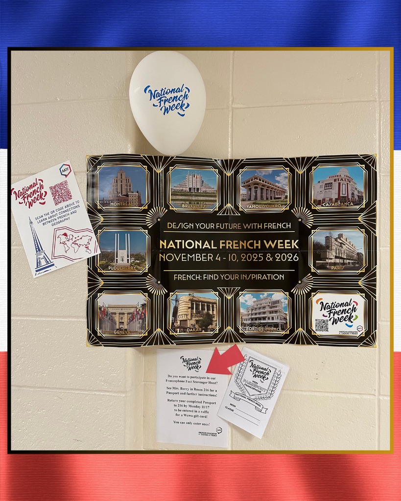 Celebrate National French Week with... - Absegami High School | Facebook