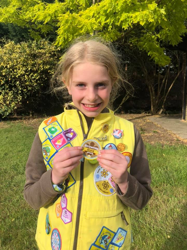 So proud to have awarded Brownie Gold to this lovely Leprechaun from ...