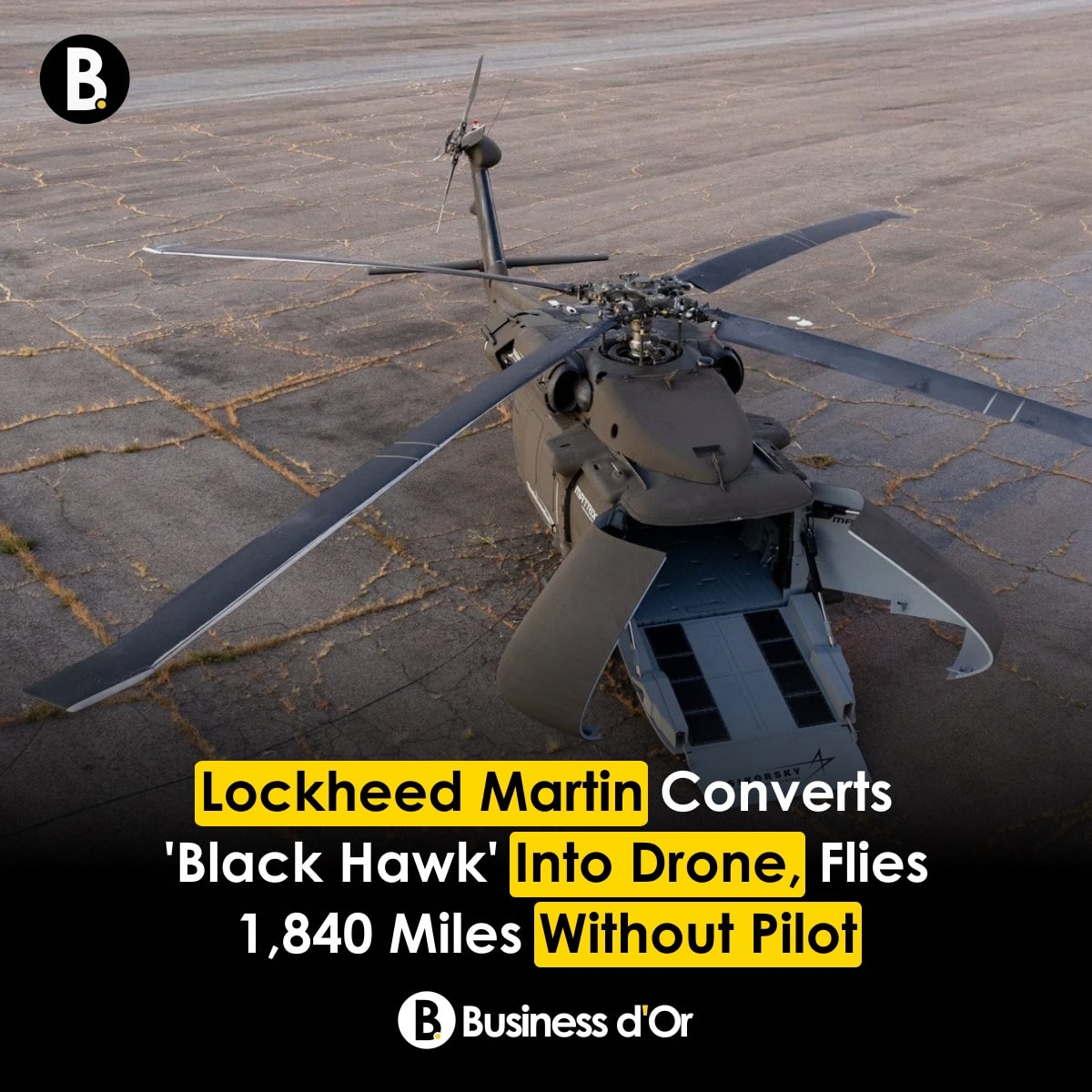 Business - Lockheed Martin’s Sikorsky division unveiled the S-70UAS U ...
