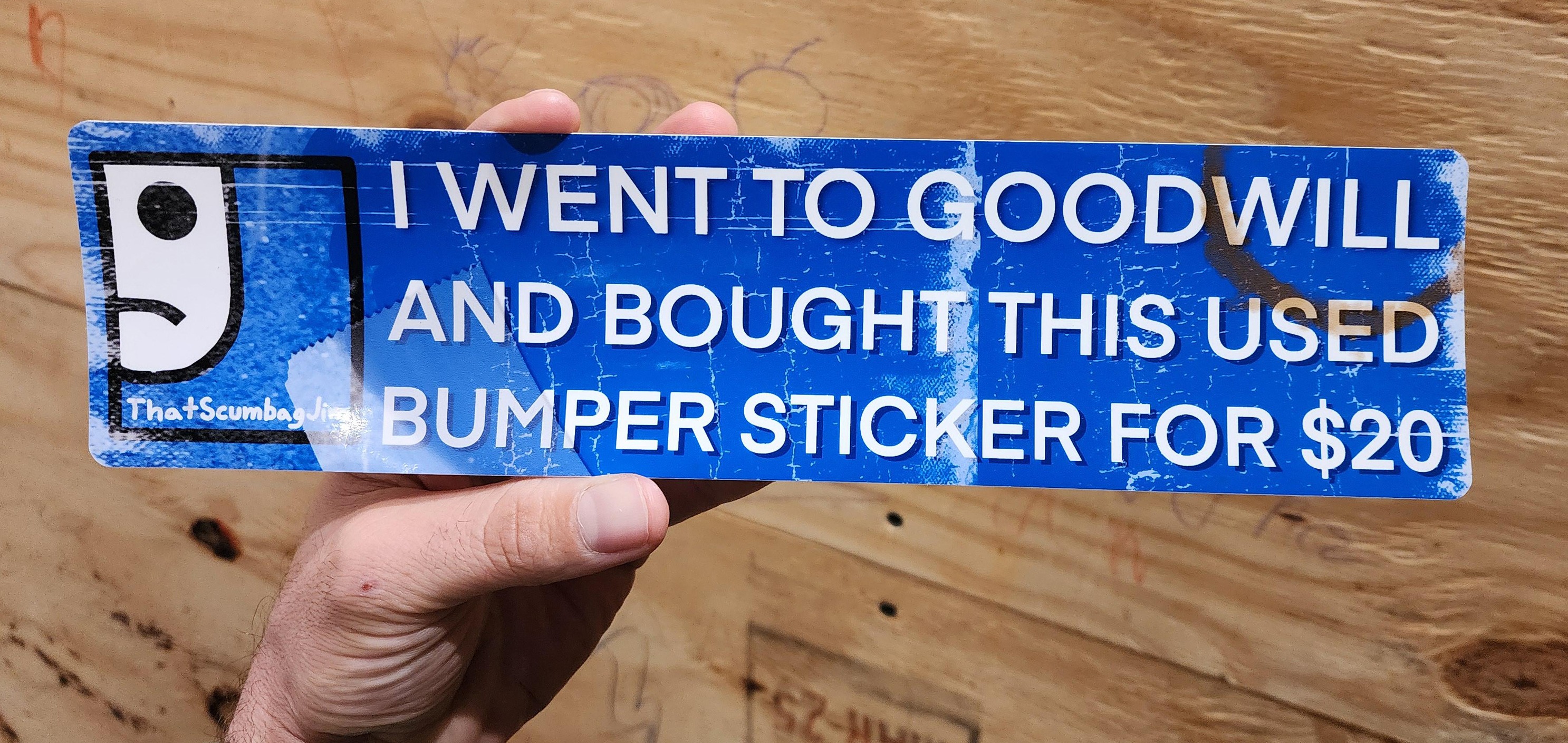 Thrifting - This might be the most accurate bumper sticker ever 💀 ...