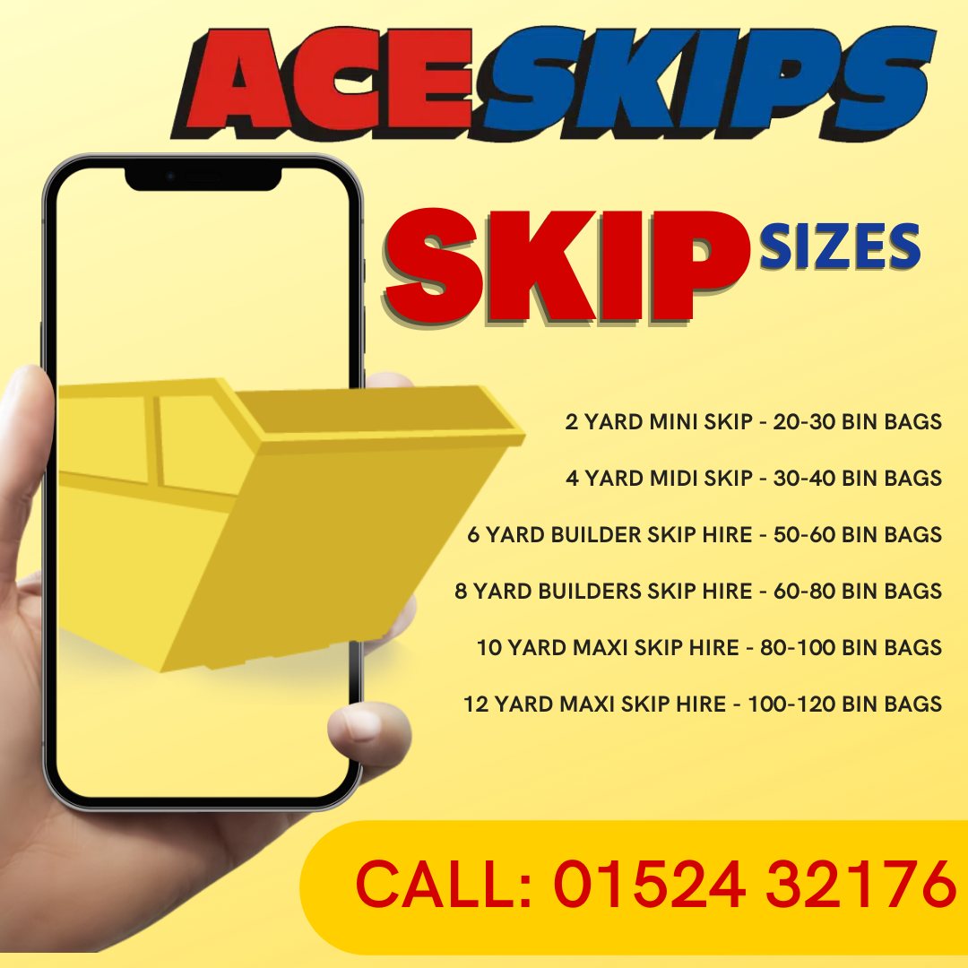 Ace - 🗑️🏡 Choosing the Right Skip Size Made Easy! 🏡🗑️ Not sure which ...