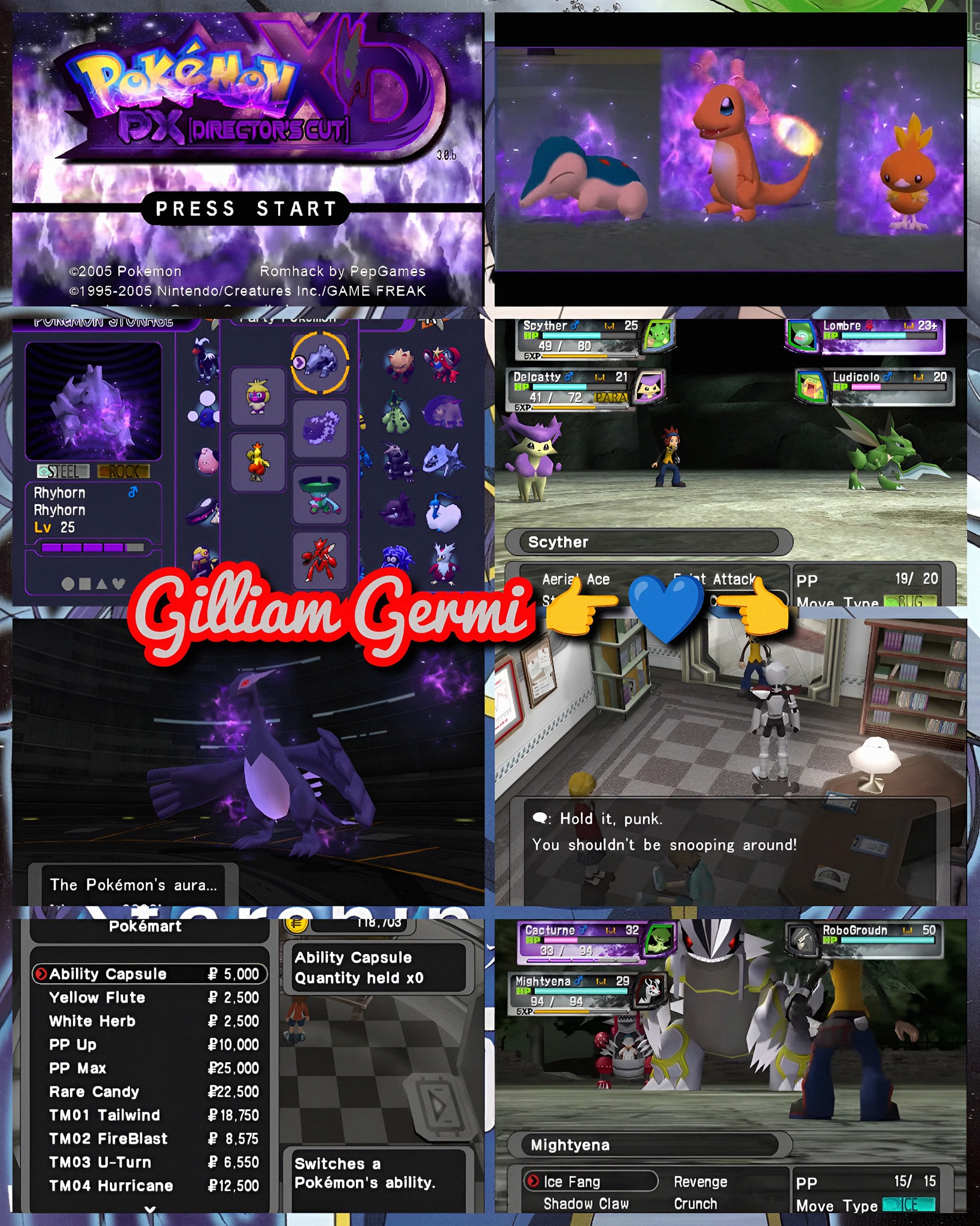 Gilliam - 🌿🌊NEW RELEASE GAMECUBE ROMHACK🔥⚡ 🧡Pokémon XD: DX [Director's ...