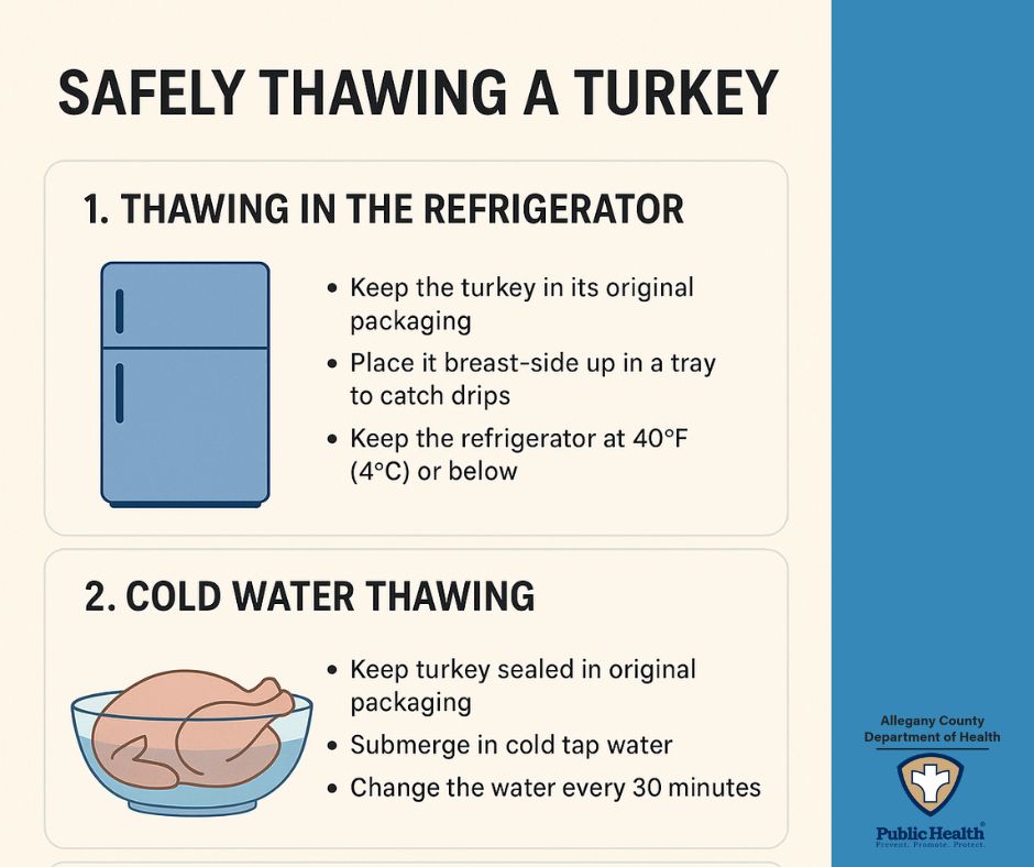 Allegany - 🦃 Thanksgiving Food Safety Tips from Your Health Department ...
