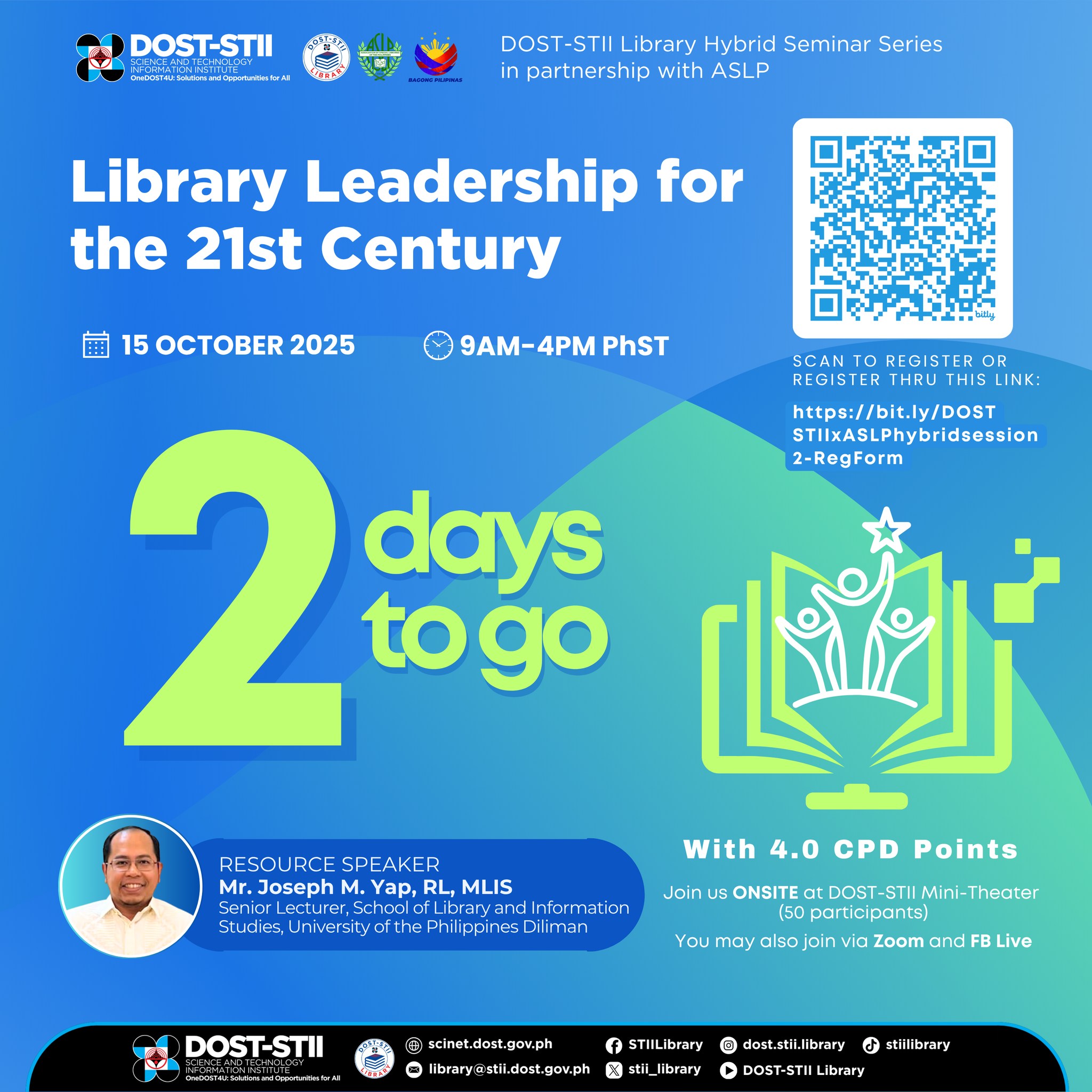 📣 𝟐 𝐃𝐀𝐘𝐒 𝐓𝐎 𝐆𝐎! ⏳ The countdown continues! Secure your slot now for the ...