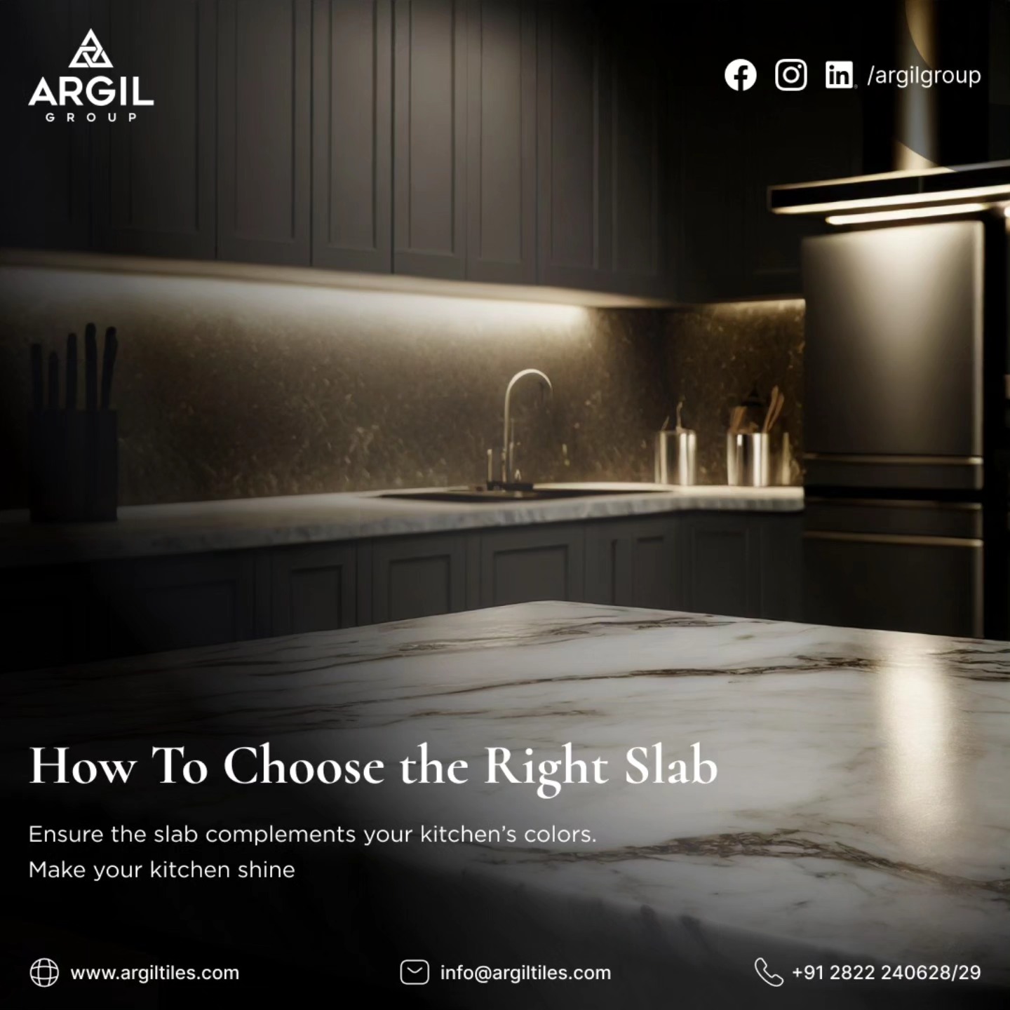 ARGIL GROUP - How to Choose the Right Slab Ensure the... | Facebook