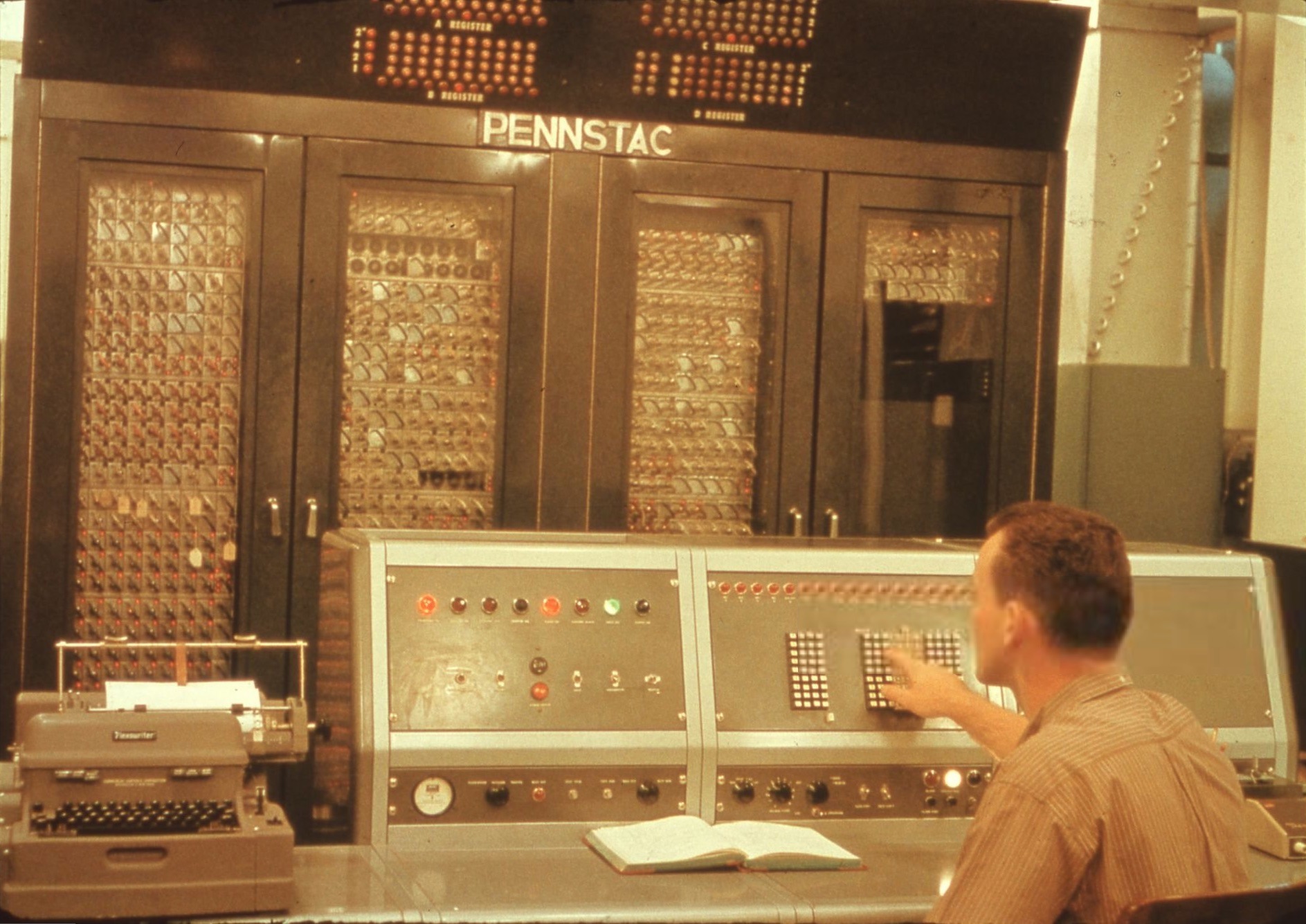 At The Controls | **Pennsylvania State Automatic Computer (1956 ...