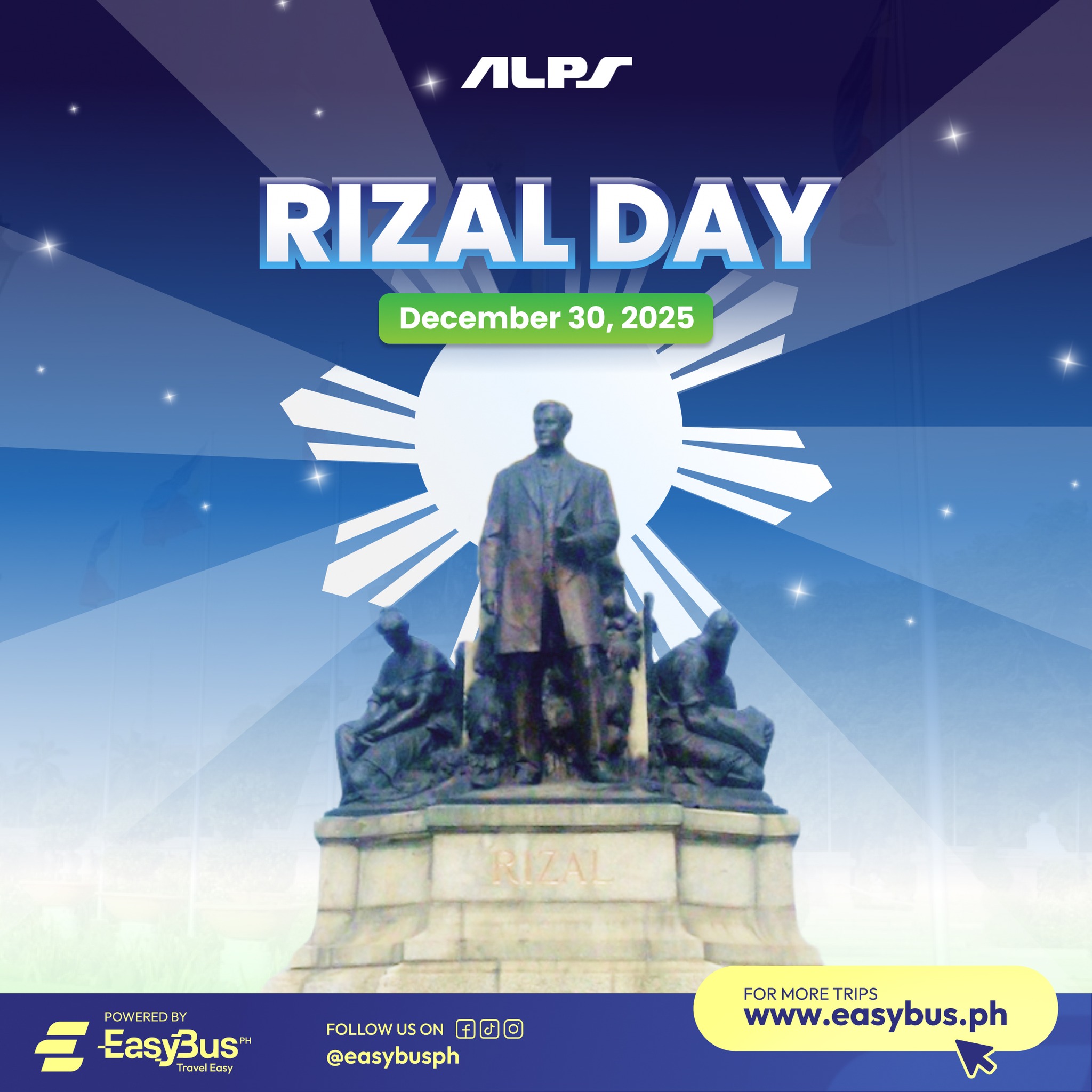 ALPS - Today, we honor Dr. Jose Rizal, a hero whose courage challenged ...