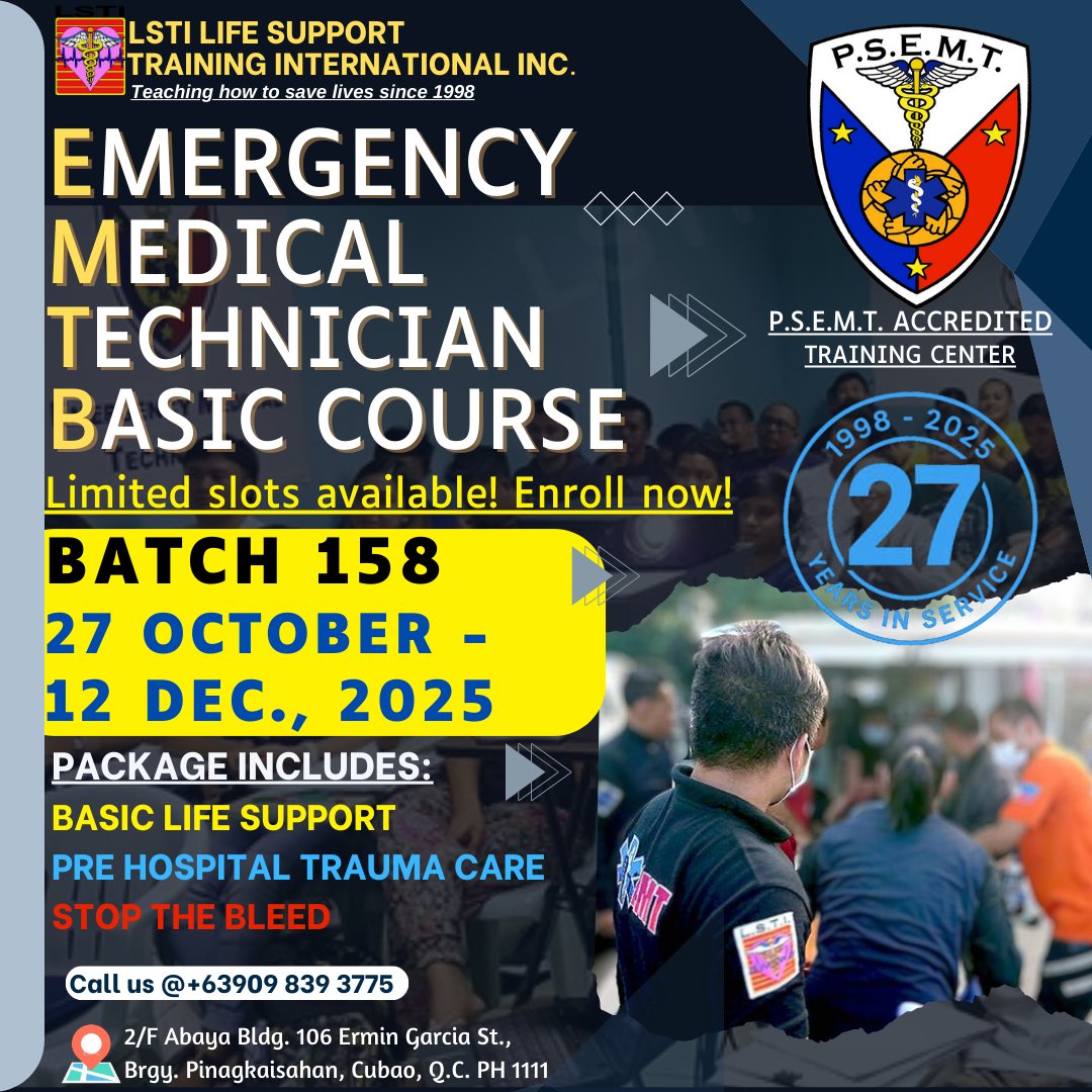 Life - 🚑 EMT-B Training Enrollment Now Open! 🚑 Batch 158 📅 Start ...
