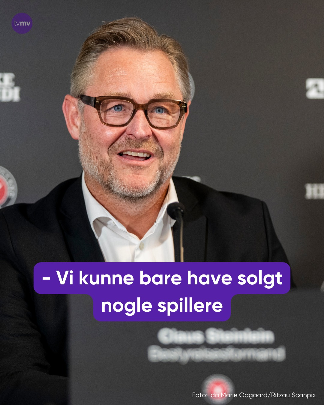 TV - Claus Steinlein slår fast, at de røde tal på bundlinjen skyldes en ...