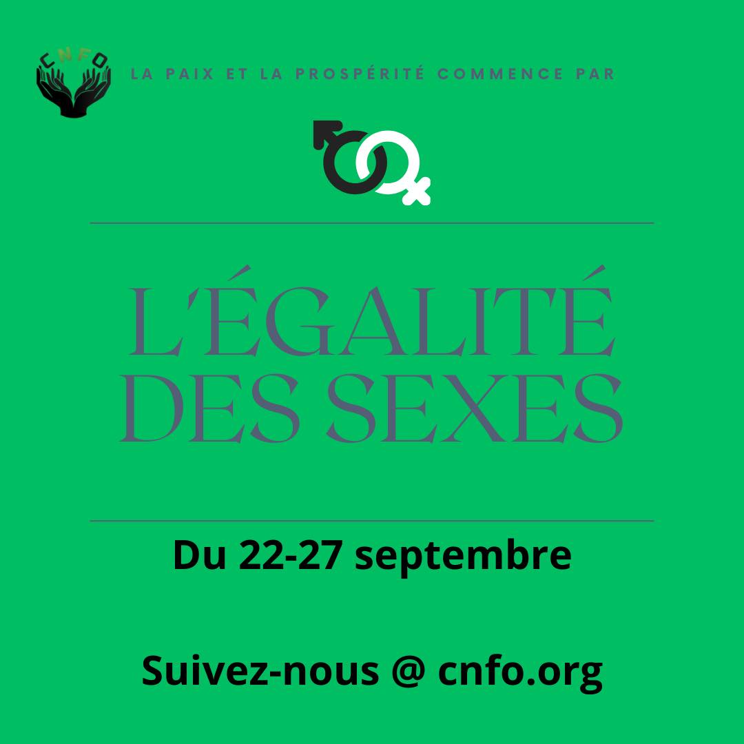 Coalition - 🎉 Du 22 au 27 septembre, c’est la Semaine de l’égalité des ...