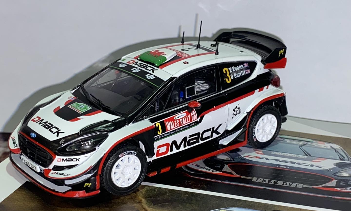 1/43 Ford Fiesta WRC+, Elfyn Evans / Scott Martin, 2017 Wales