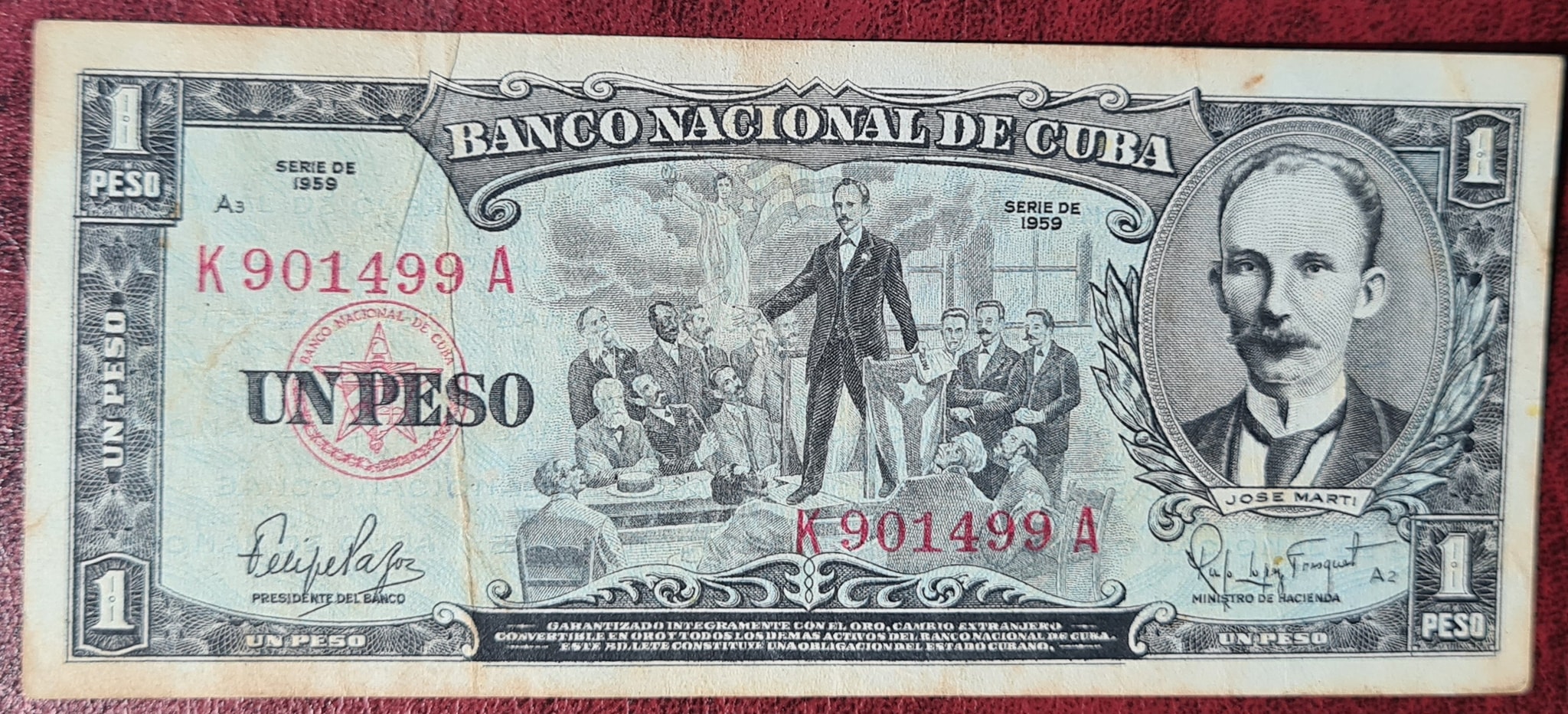 キューバ紙幣 8種セット Banco Central de Cuba キューバ紙幣 8種
