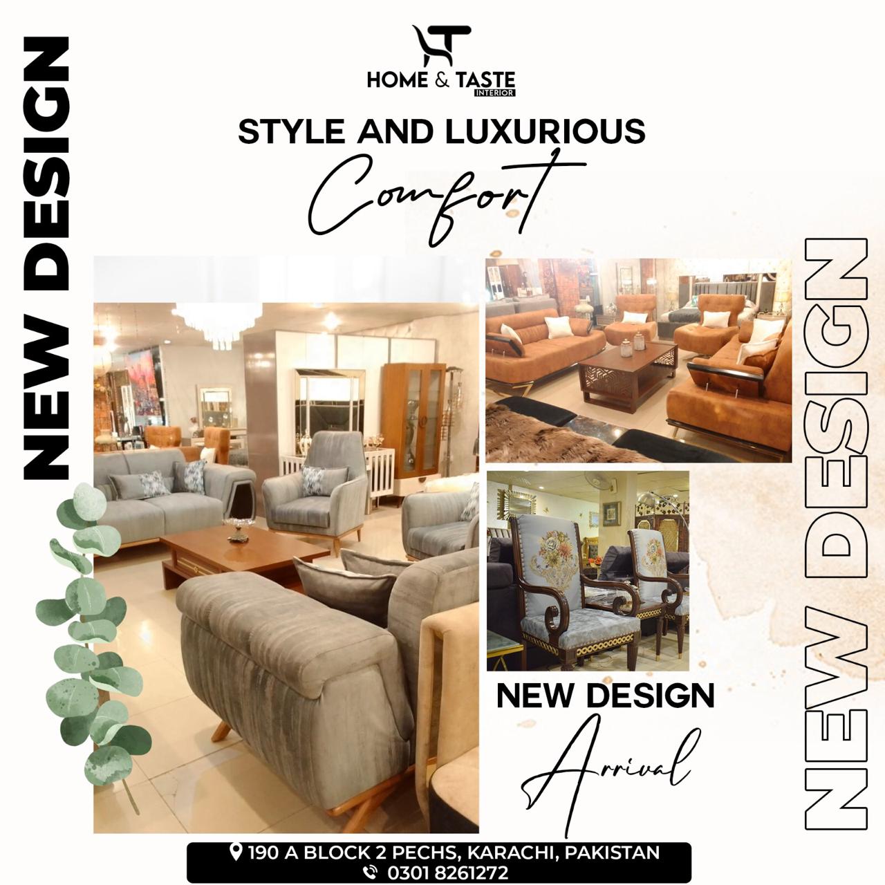 Style and luxurious comfort,... - Home and taste furniture