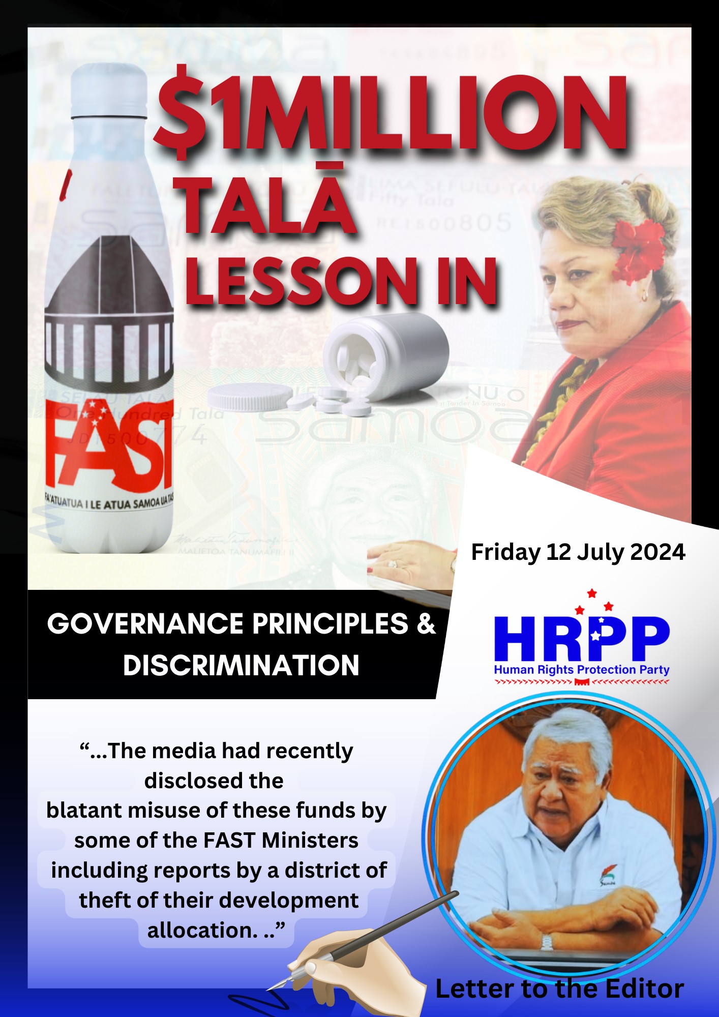 HRPP - ️The annual million tālā per district promise: a...